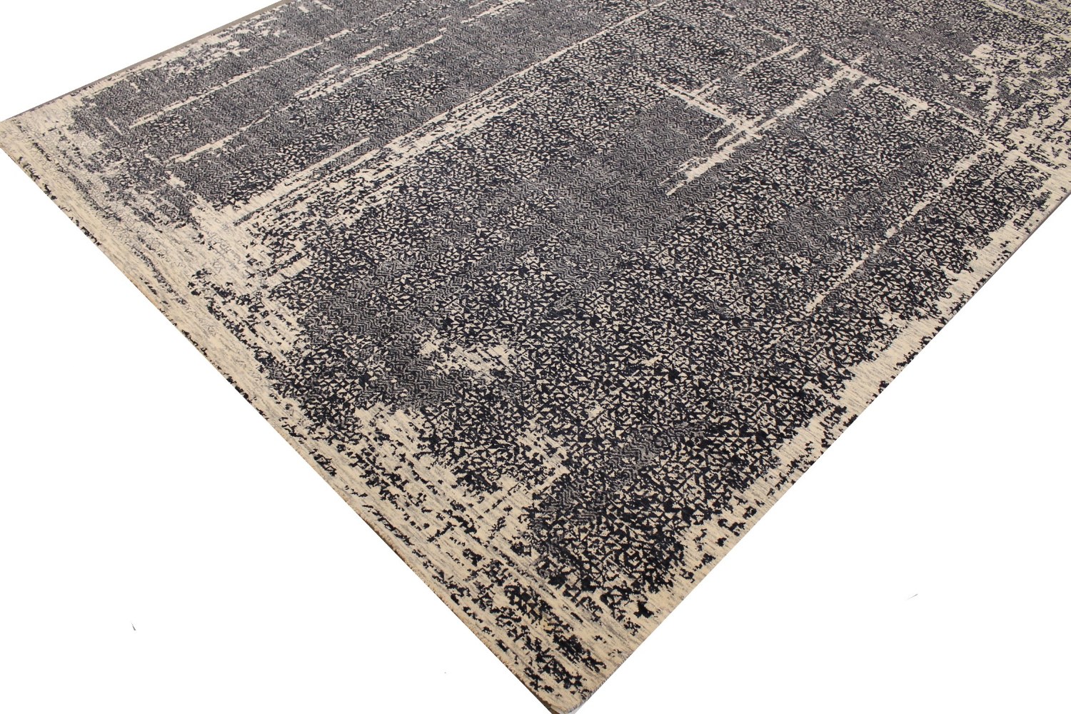 9x12 Modern Hand Knotted Wool Area Rug - MR027449