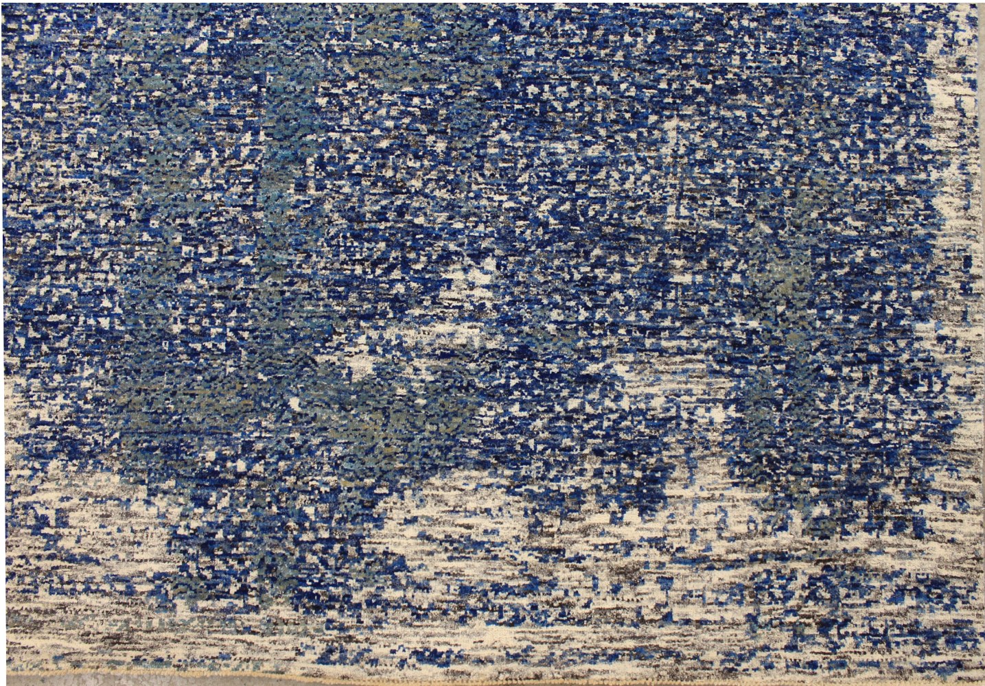 8x10 Modern Hand Knotted Wool Area Rug - MR027450