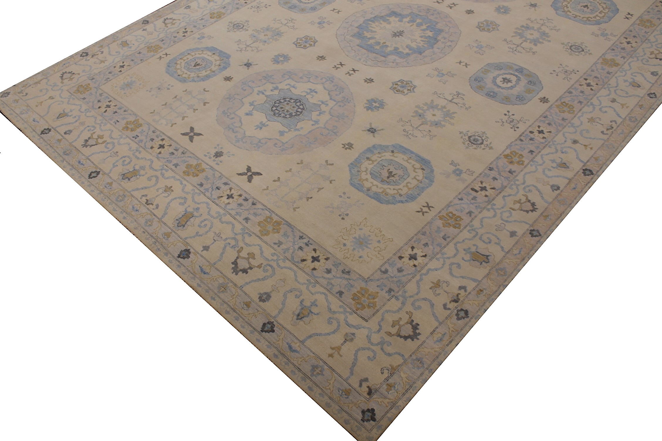 9x12 Aryana & Antique Revivals Hand Knotted Wool Area Rug - MR027452