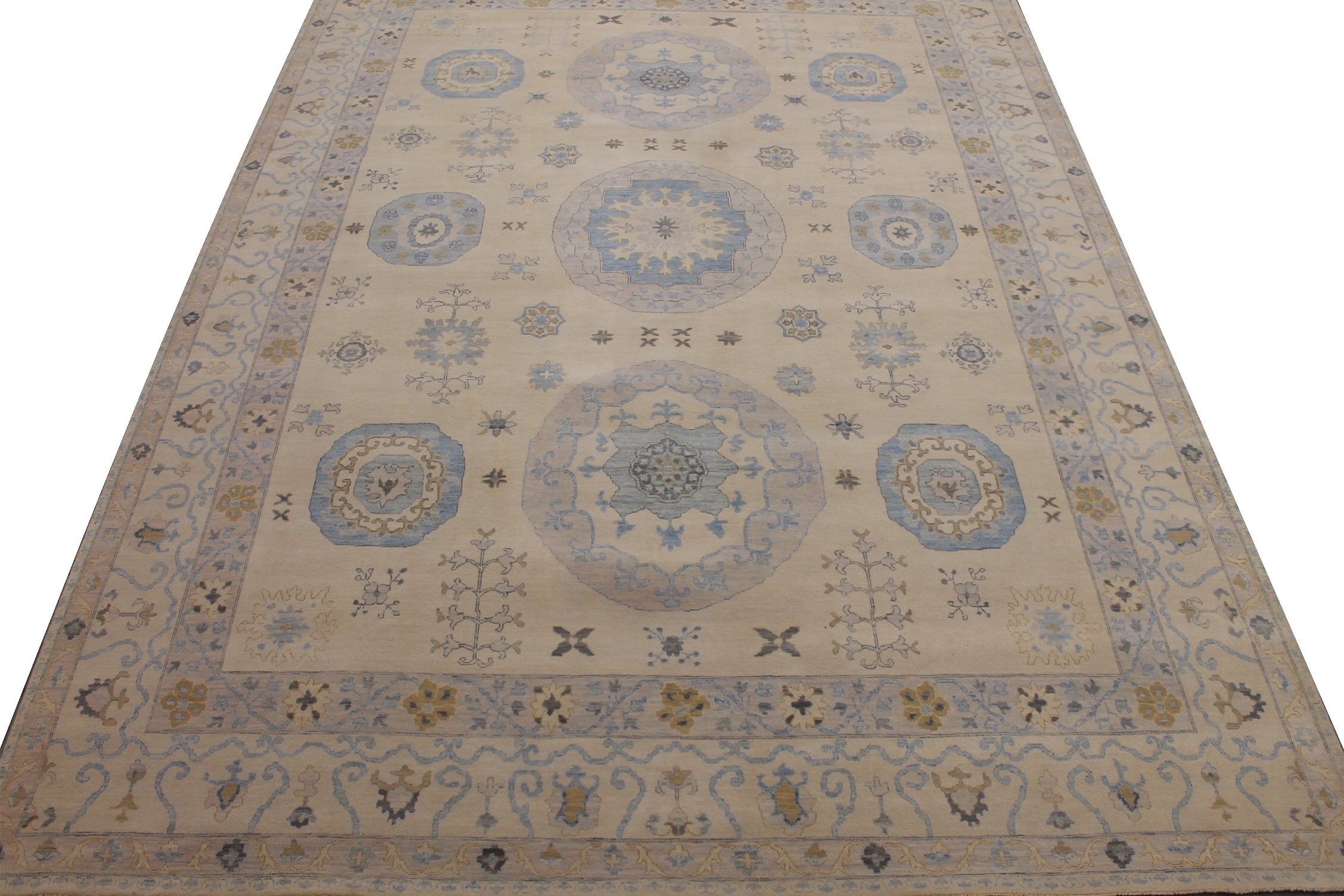 9x12 Aryana & Antique Revivals Hand Knotted Wool Area Rug - MR027452