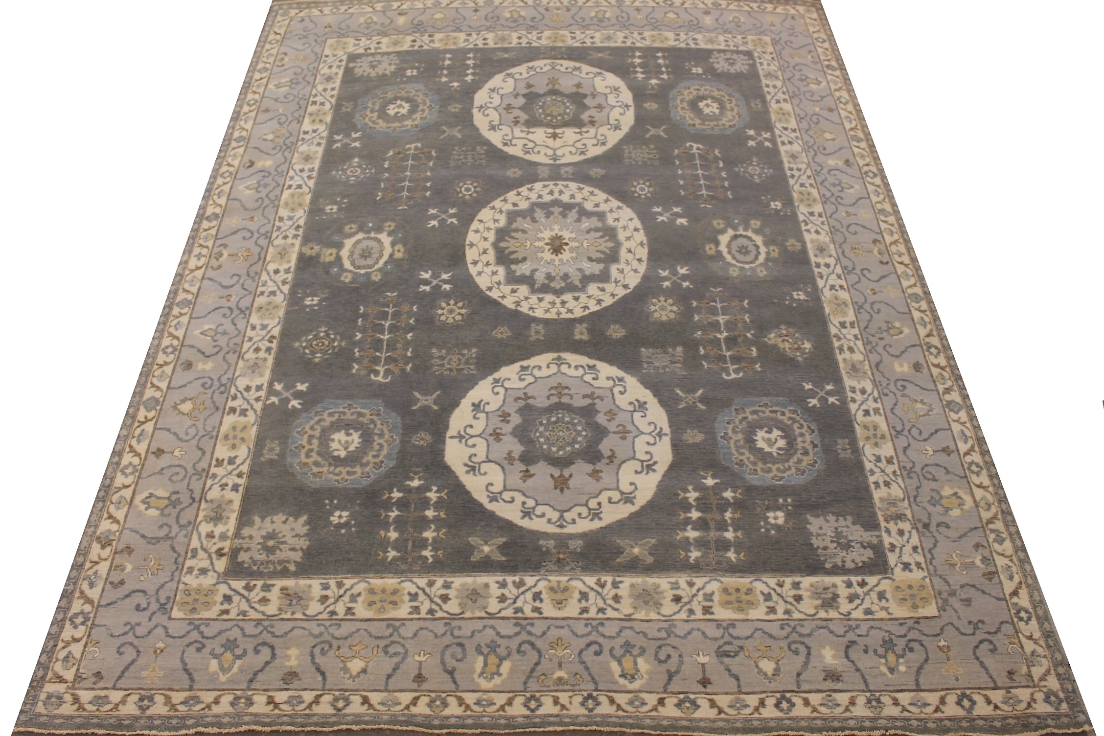 8x10 Aryana & Antique Revivals Hand Knotted Wool Area Rug - MR027453