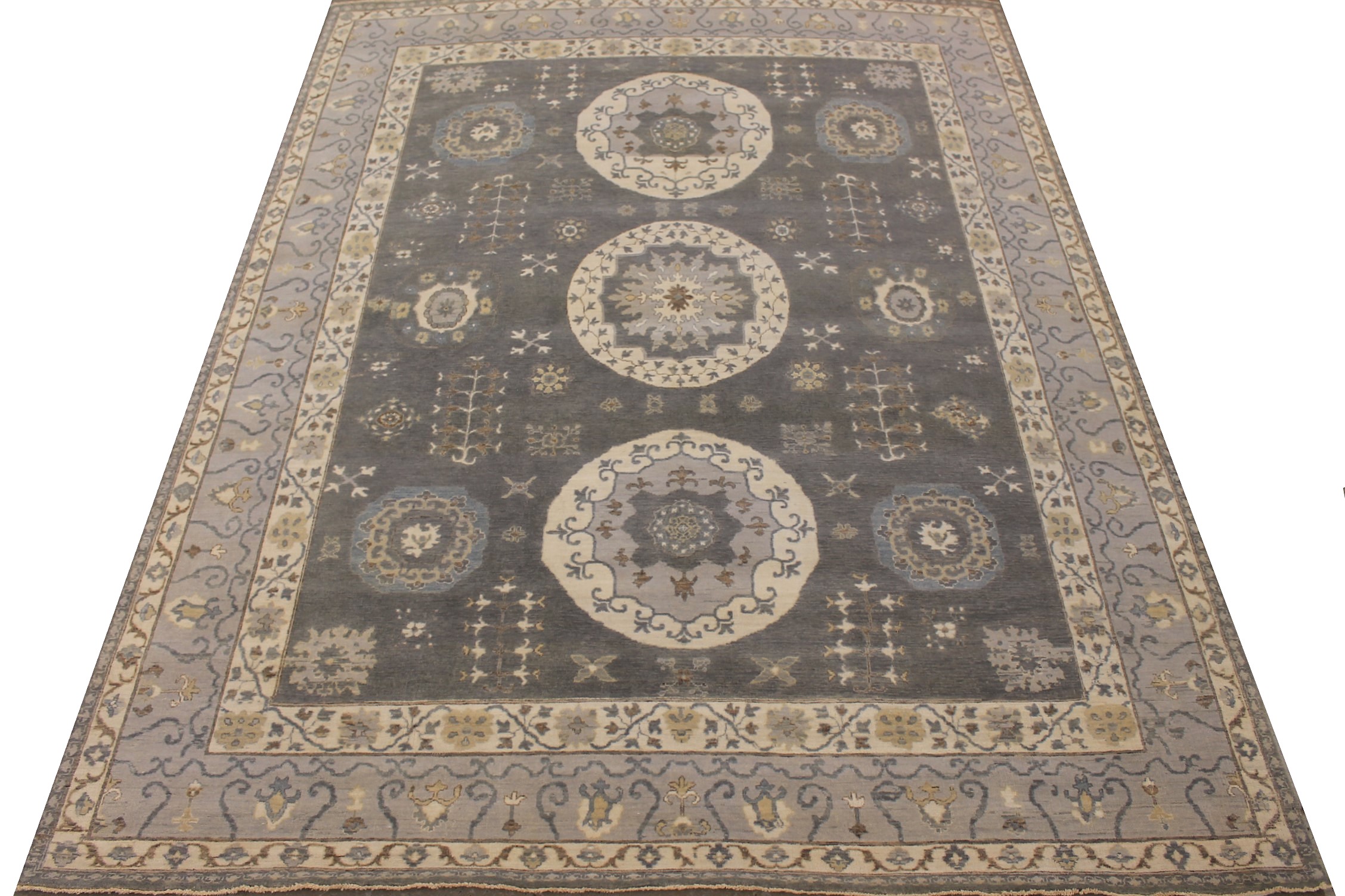 8x10 Aryana & Antique Revivals Hand Knotted Wool Area Rug - MR027453