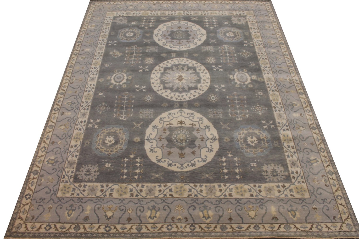 8x10 Aryana & Antique Revivals Hand Knotted Wool Area Rug - MR027453