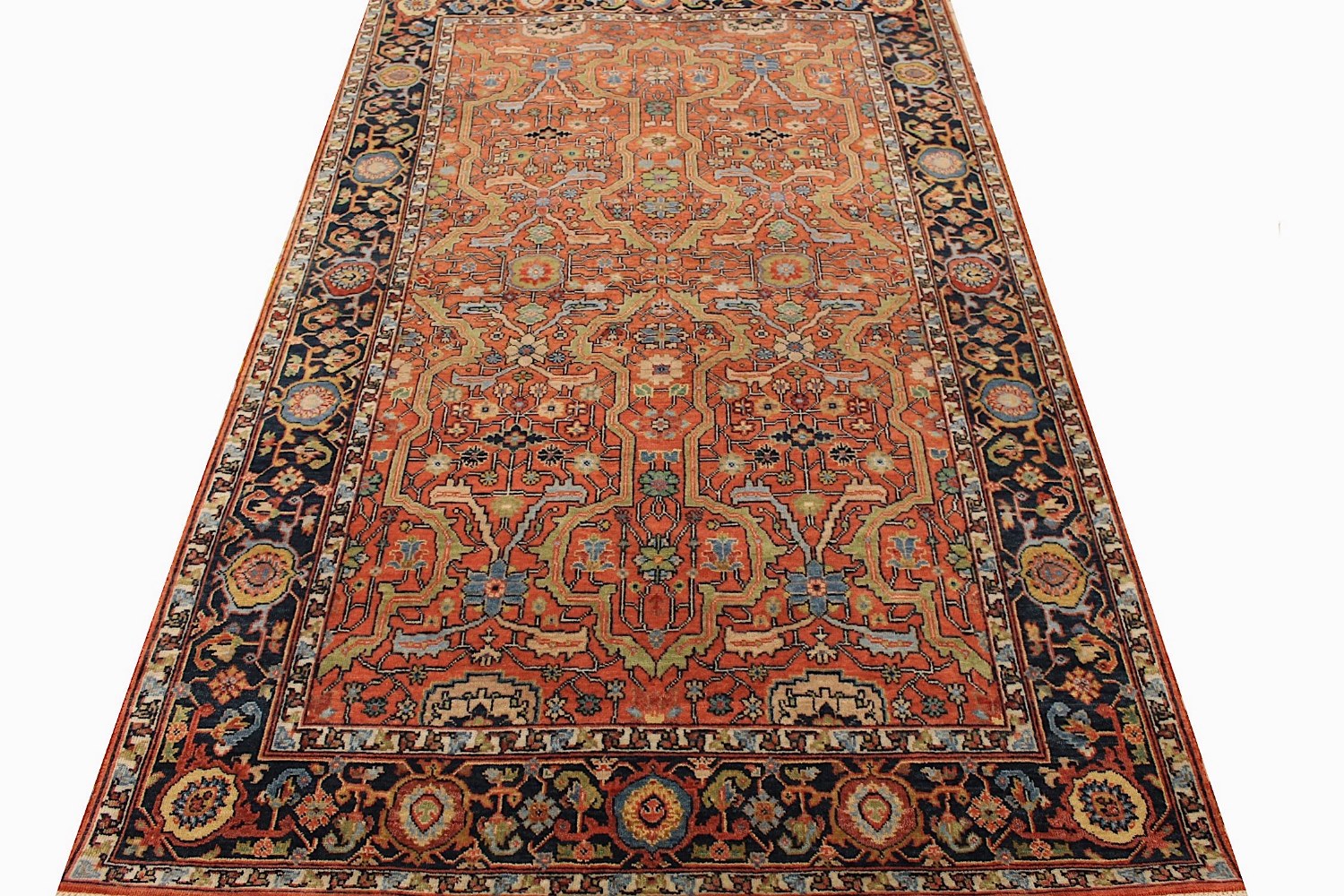 5x7/8 Heriz/Serapi Hand Knotted Wool Area Rug - MR027497