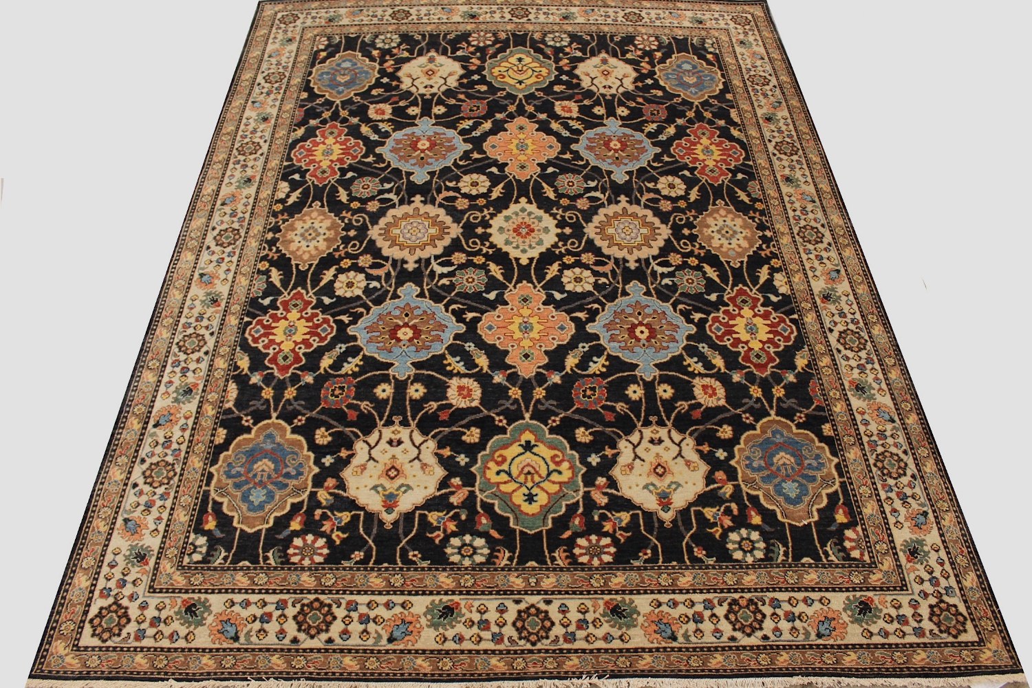 9x12 Heriz/Serapi Hand Knotted Wool Area Rug - MR027505