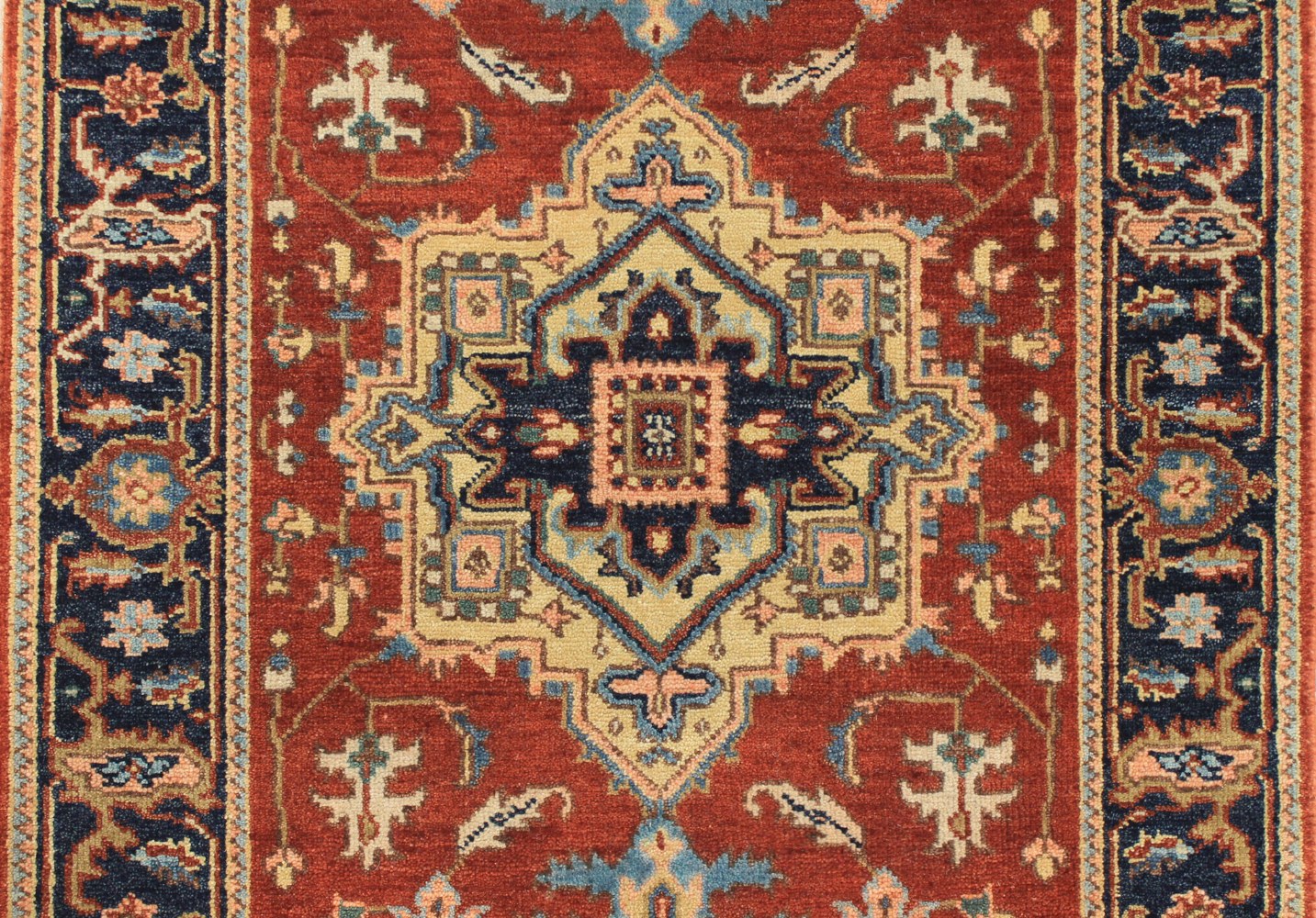 10 ft. Runner Heriz/Serapi Hand Knotted Wool Area Rug - MR027518