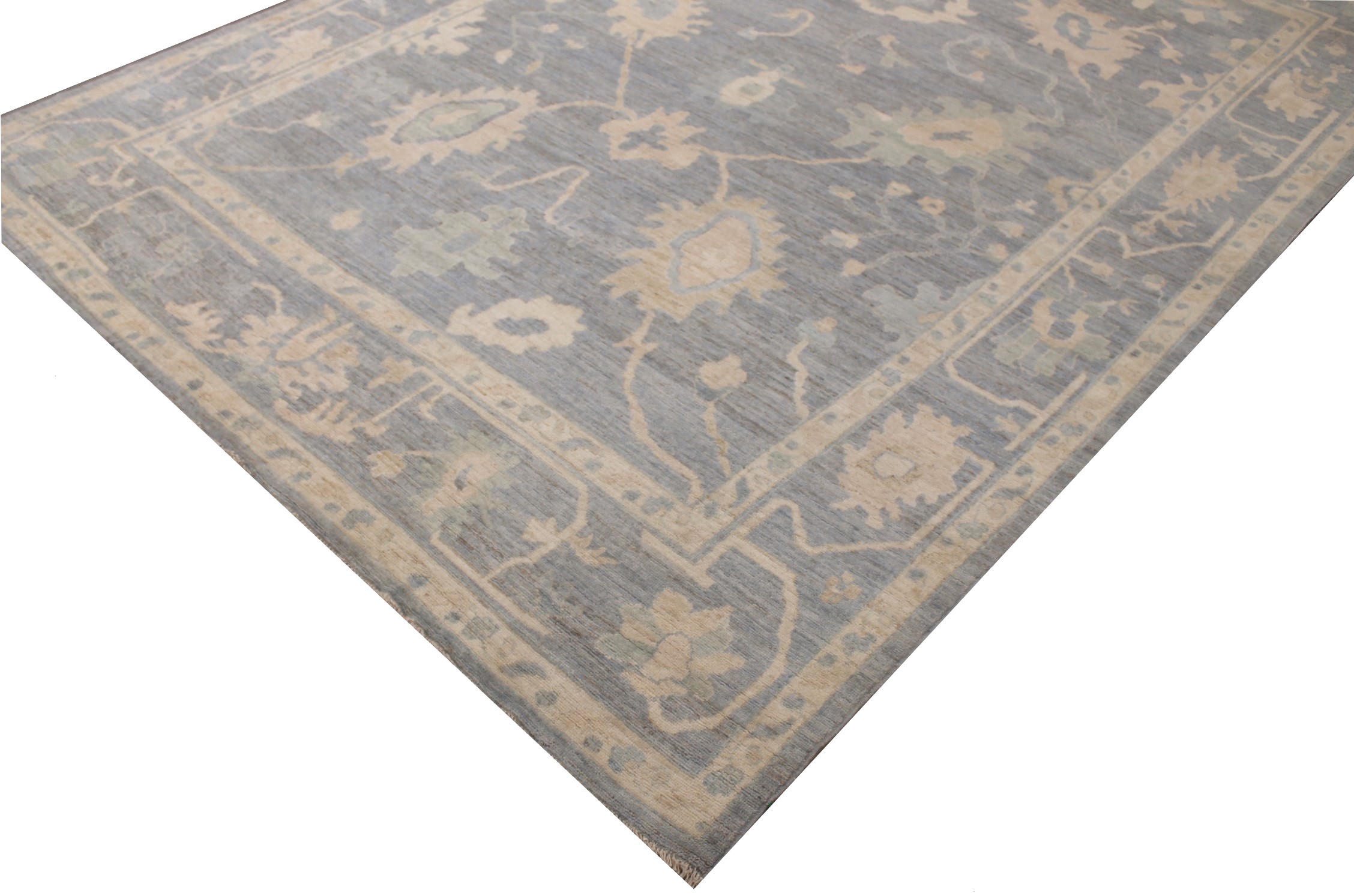 10x14 Oushak Hand Knotted Wool Area Rug - MR027524