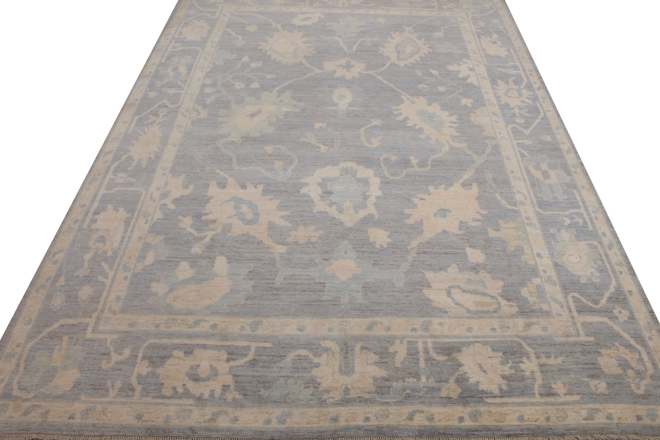 10x14 Oushak Hand Knotted Wool Area Rug - MR027524