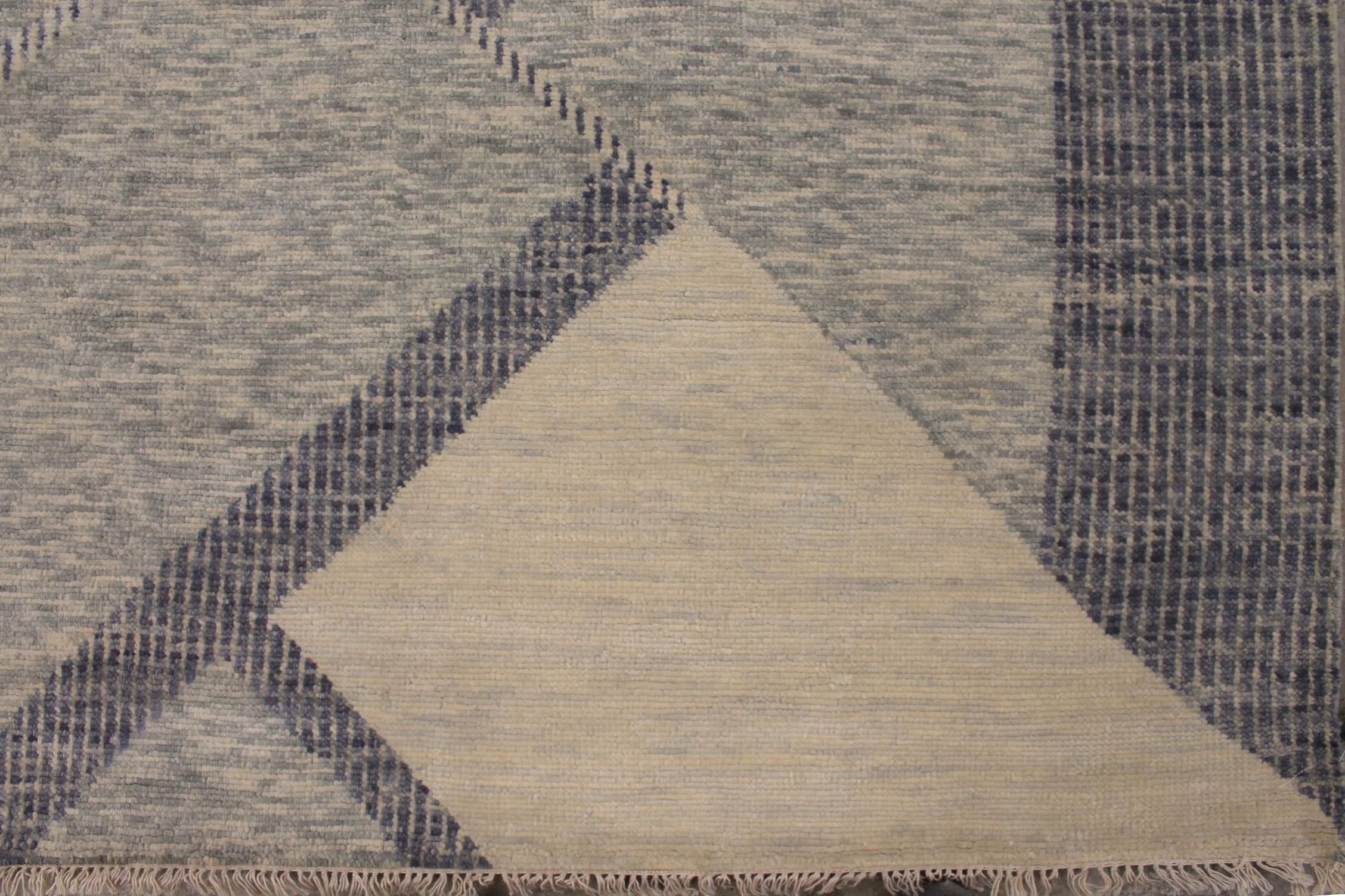 9x12 Modern Hand Knotted Wool Area Rug - MR027548
