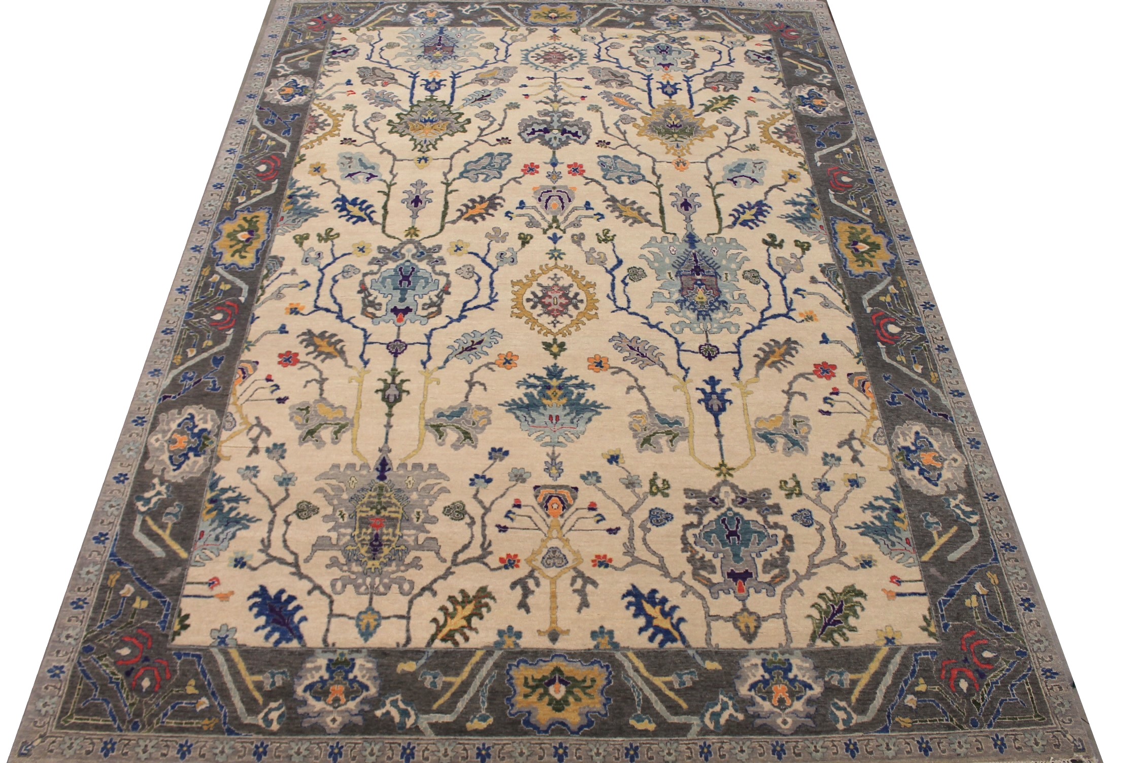 9x12 Oriental Hand Knotted Wool Area Rug - MR027566