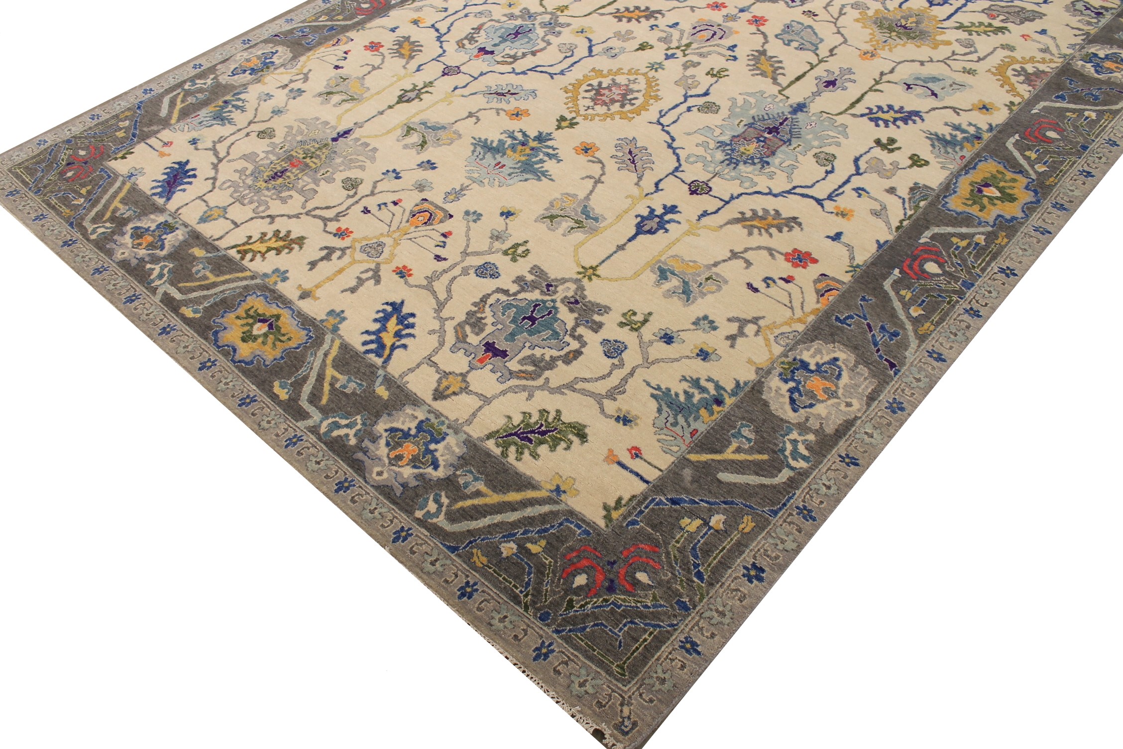 9x12 Oriental Hand Knotted Wool Area Rug - MR027566