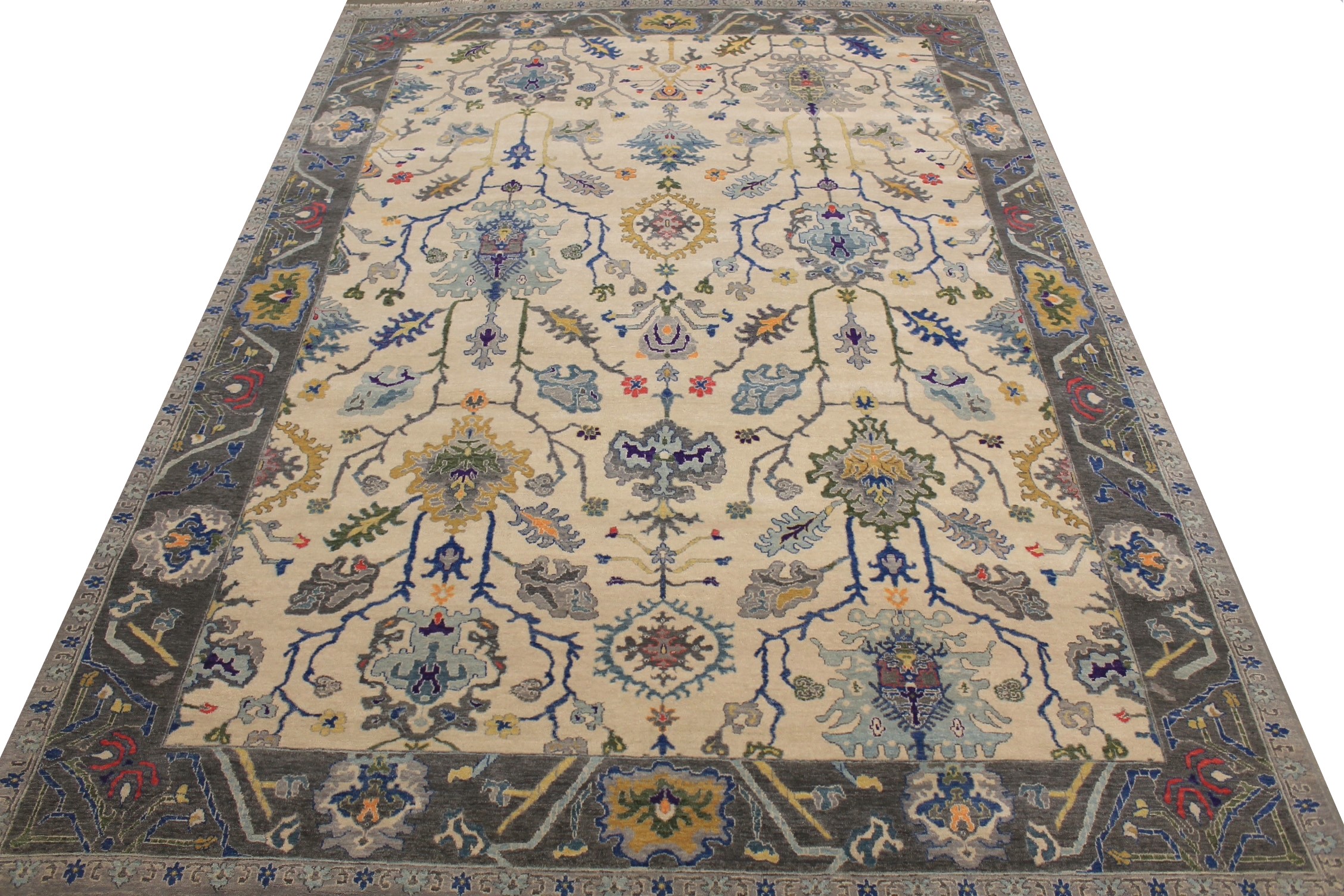 9x12 Oriental Hand Knotted Wool Area Rug - MR027566