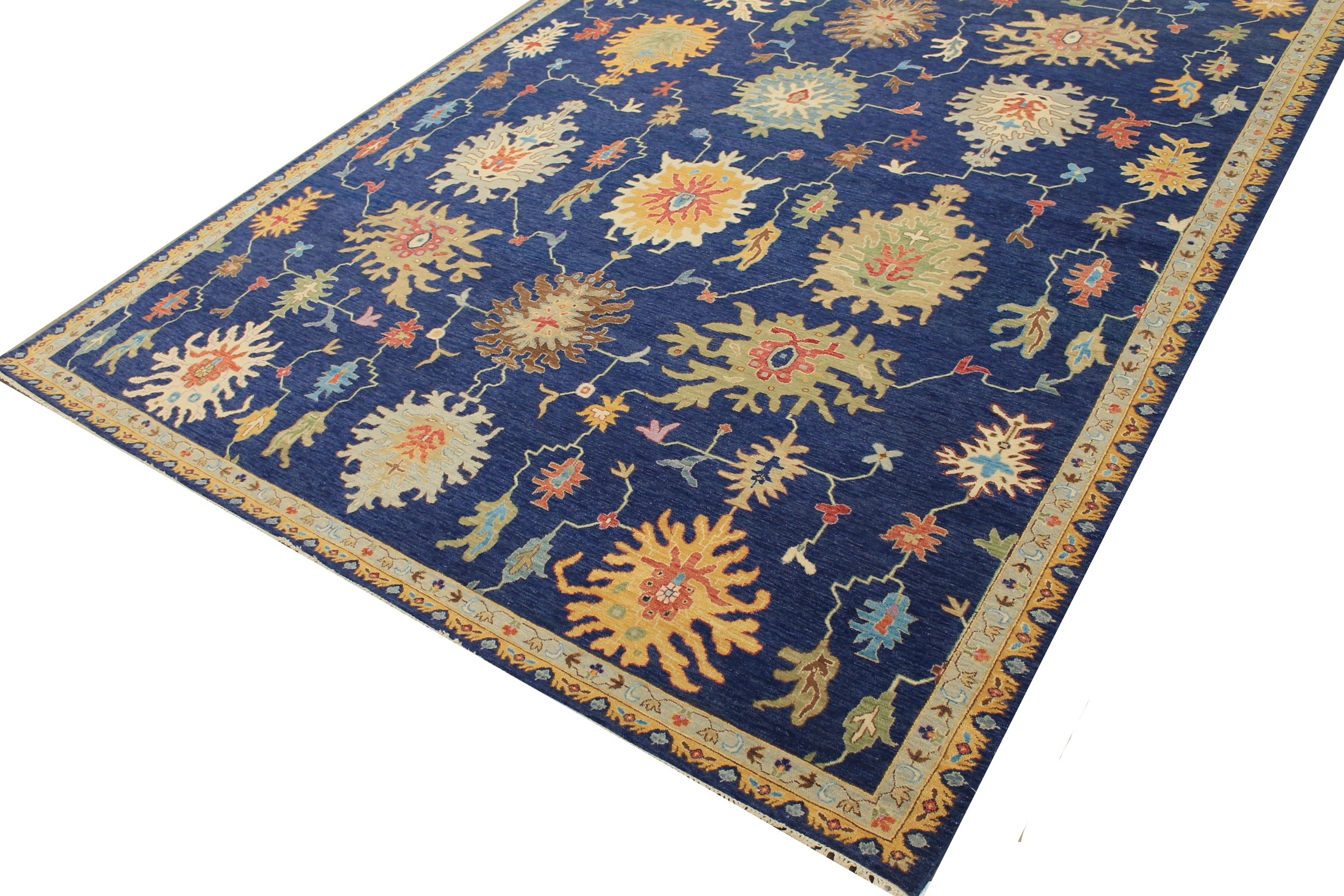 9x12 Oriental Hand Knotted Wool Area Rug - MR027574