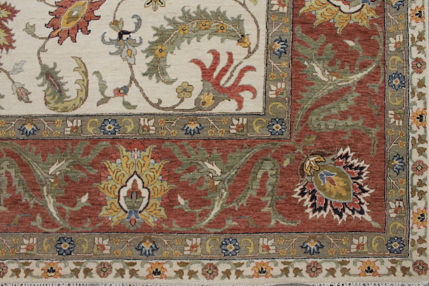 10x14  Hand Knotted Wool Area Rug - MR027575