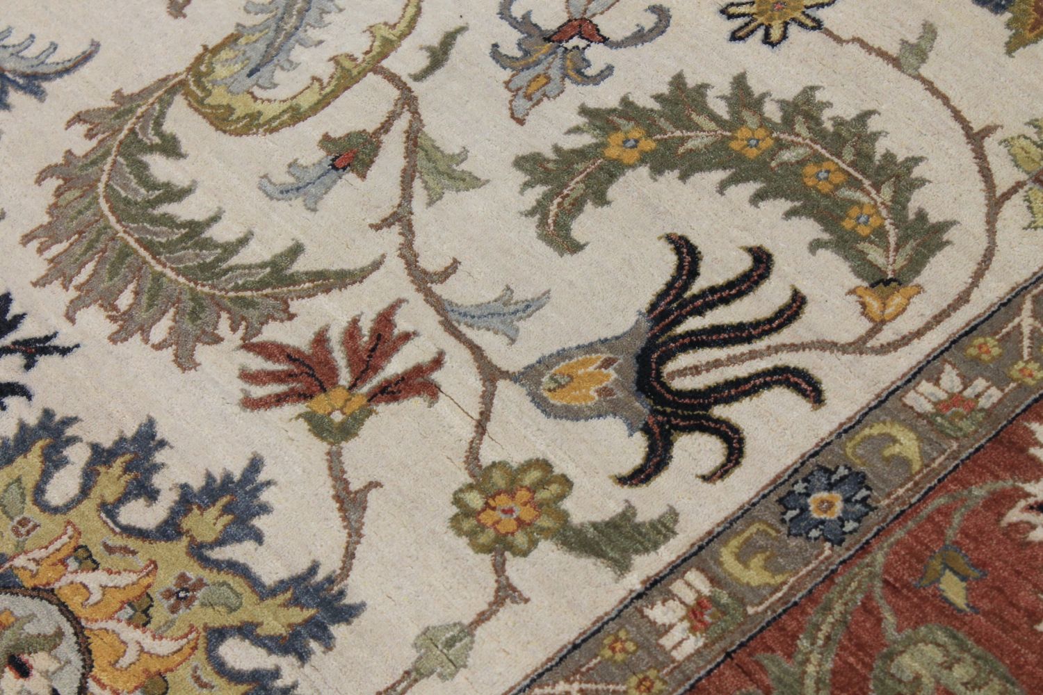 10x14  Hand Knotted Wool Area Rug - MR027575