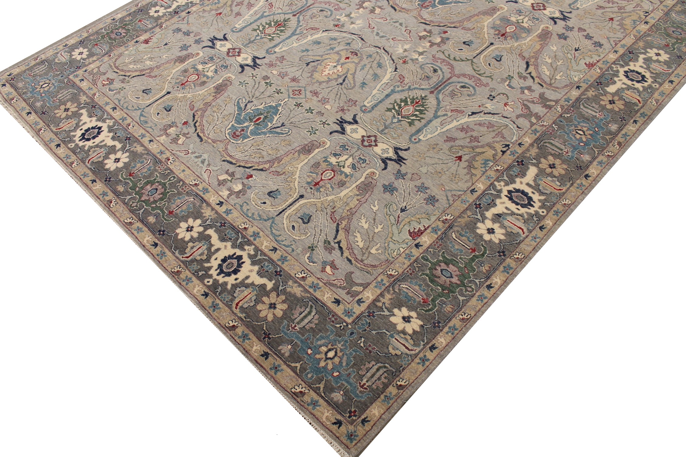 8x10 Oriental Hand Knotted Wool Area Rug - MR027576