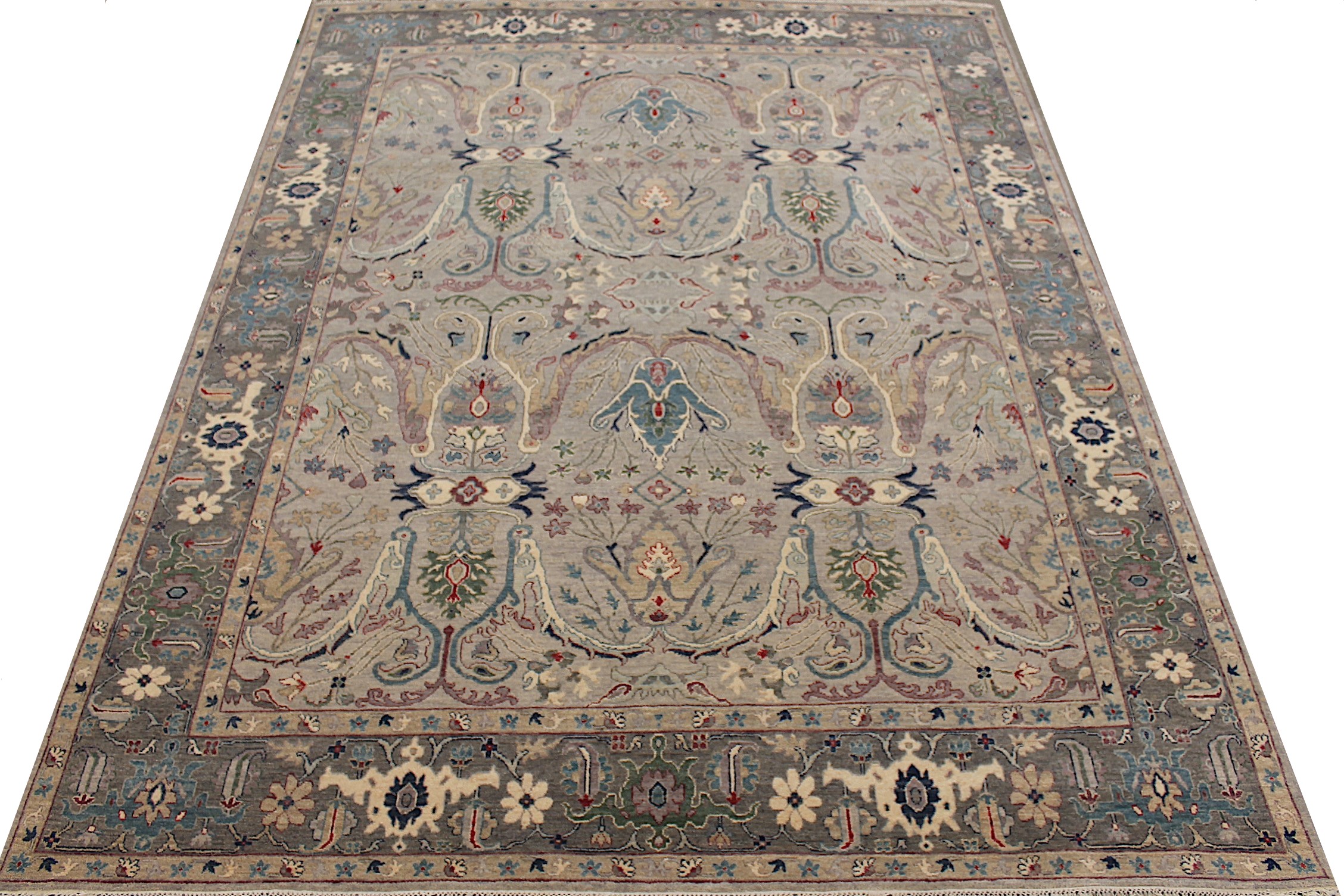 8x10 Oriental Hand Knotted Wool Area Rug - MR027576