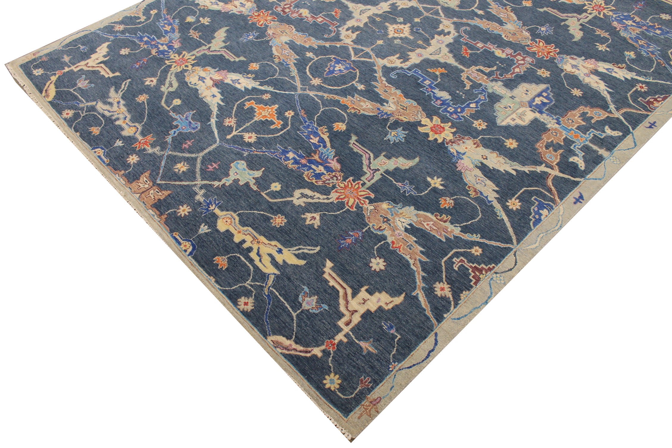 8x10 Oriental Hand Knotted Wool Area Rug - MR027577