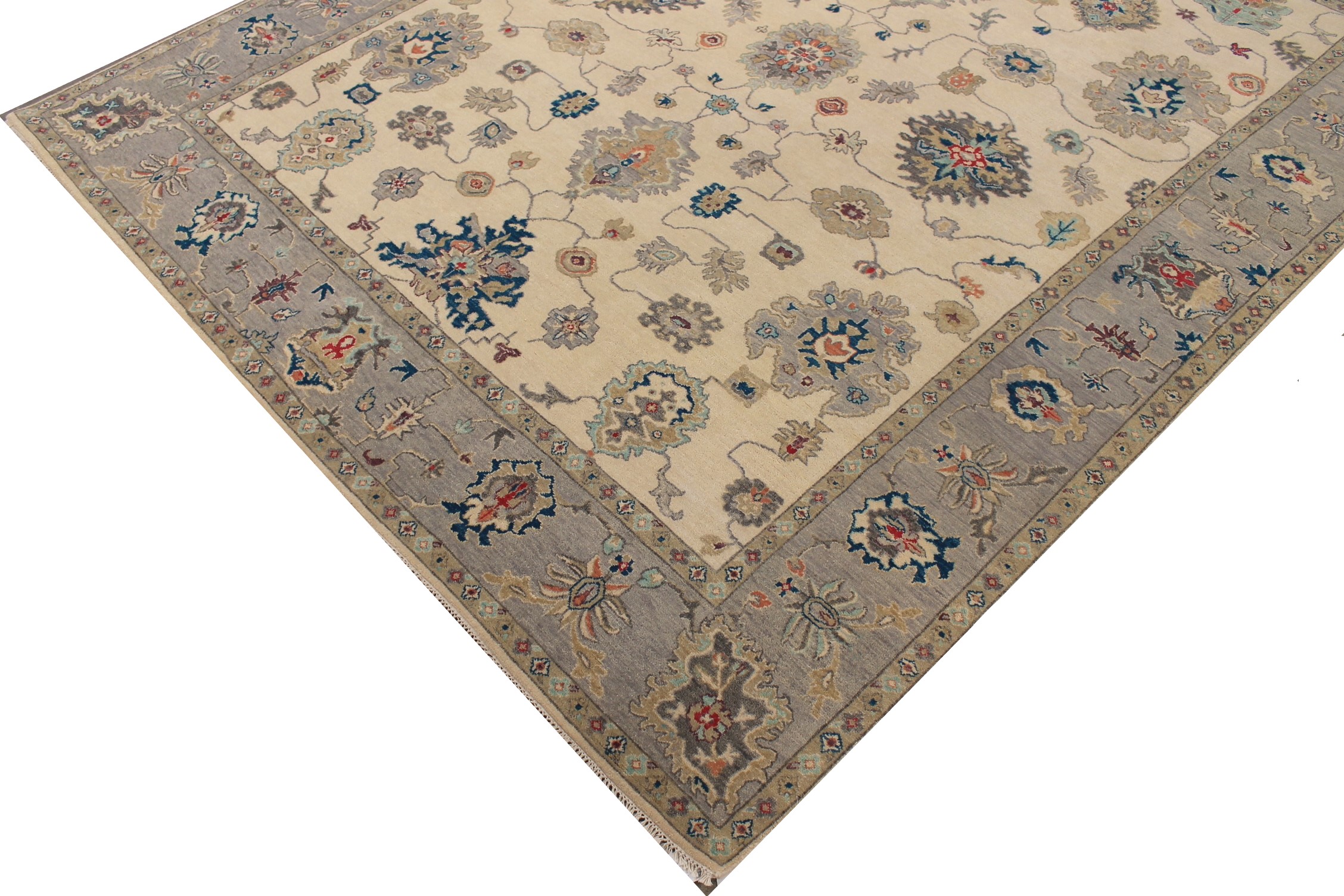 8x10 Oriental Hand Knotted Wool Area Rug - MR027581