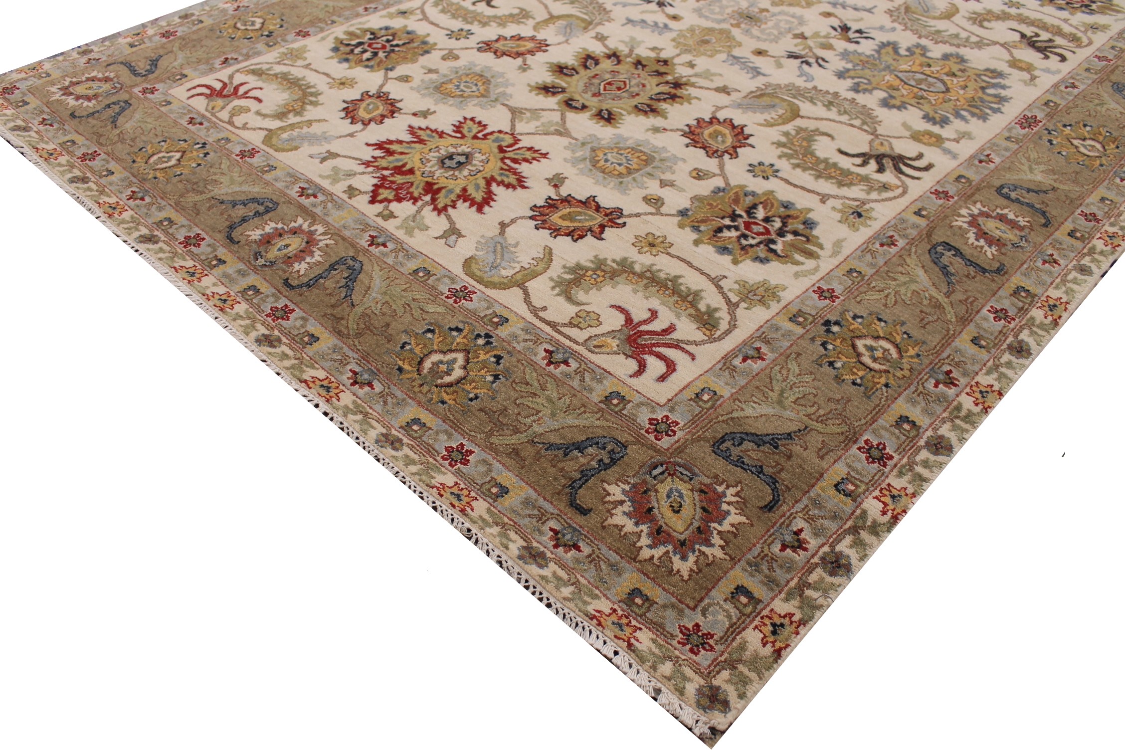 6x9 Oriental Hand Knotted Wool Area Rug - MR027592