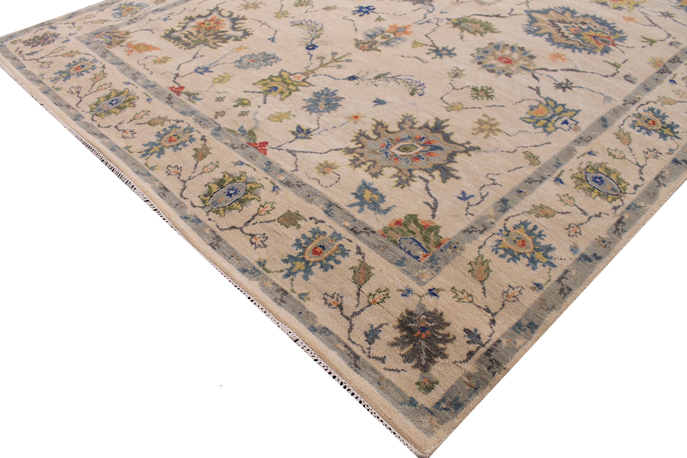 6x9 Oriental Hand Knotted Wool Area Rug - MR027601