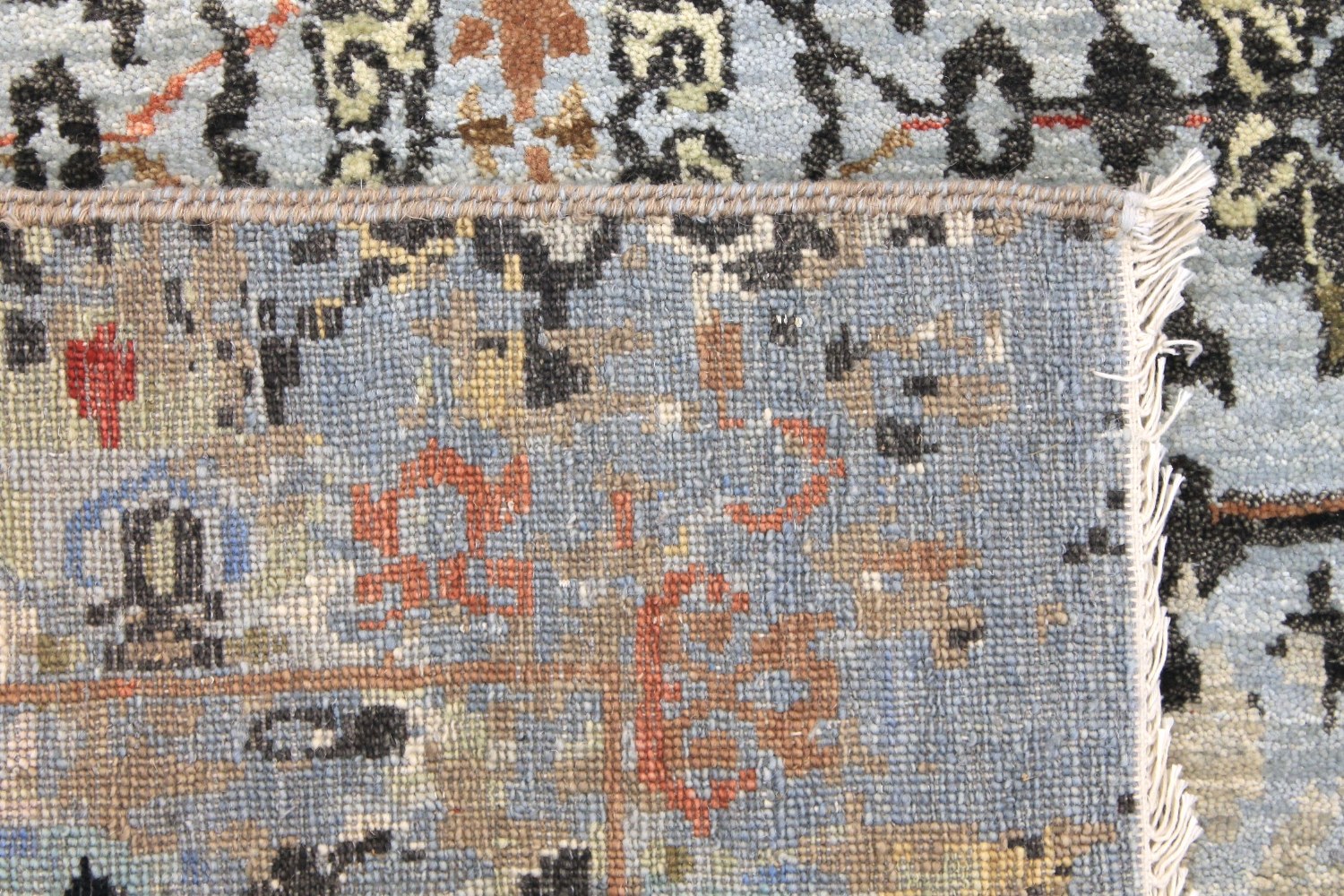 8x10 Transitional Hand Knotted Wool Area Rug - MR027716