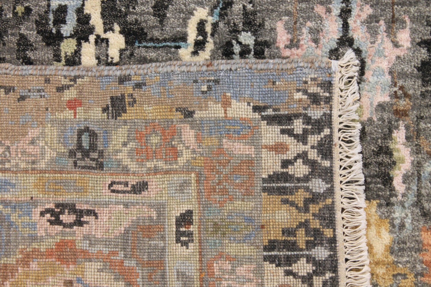 6x9 Transitional Hand Knotted Wool Area Rug - MR027717