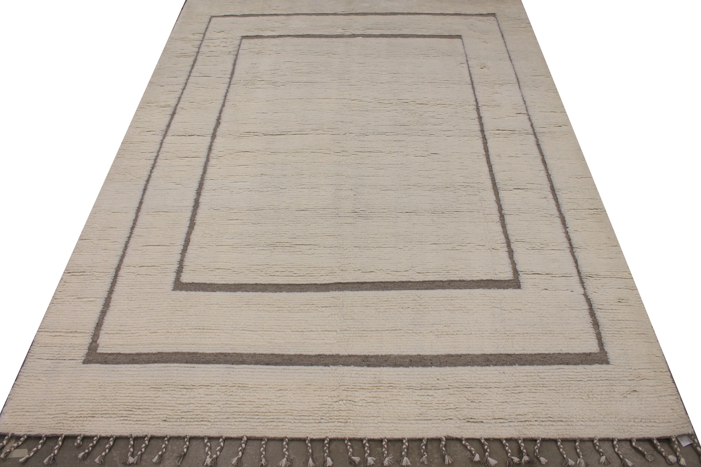 10x14 Casual Hand Knotted Wool Area Rug - MR027741