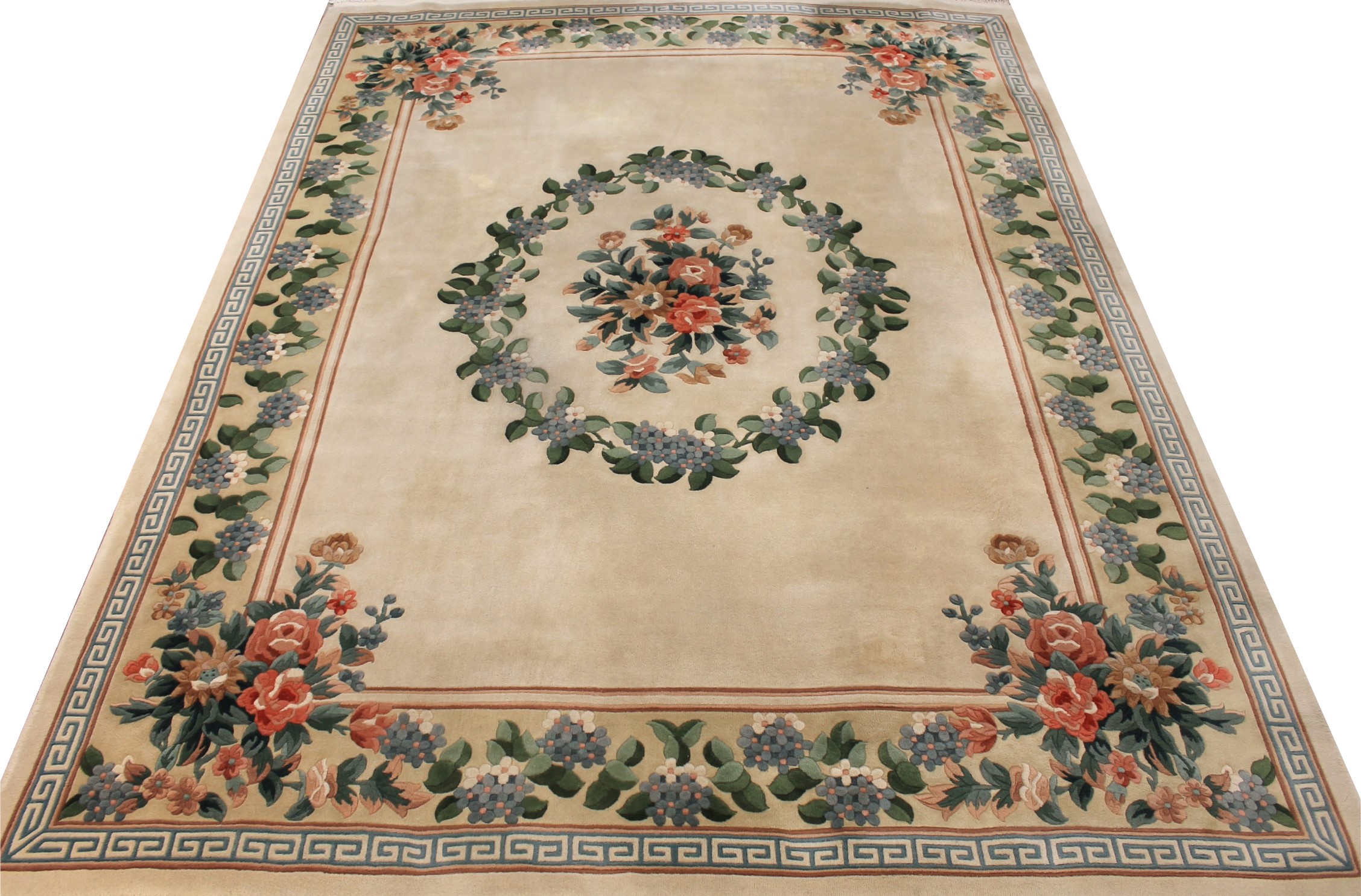 8x10 Oriental Hand Knotted Wool Area Rug - MR027756