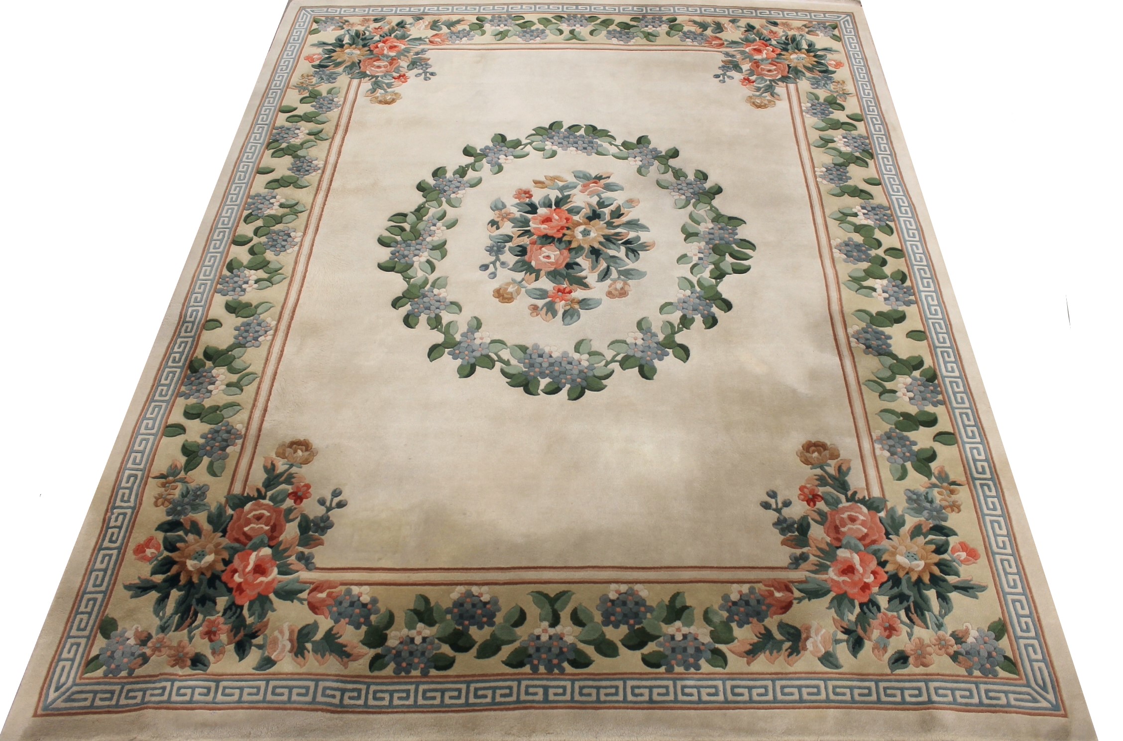 8x10 Oriental Hand Knotted Wool Area Rug - MR027756