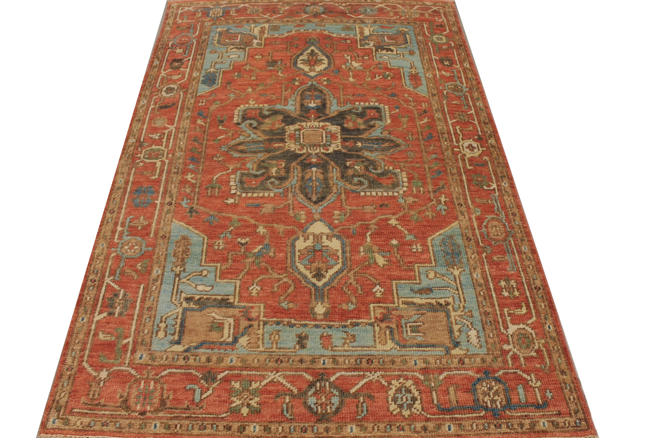 10x14 Heriz/Serapi Hand Knotted Wool Area Rug - MR027776