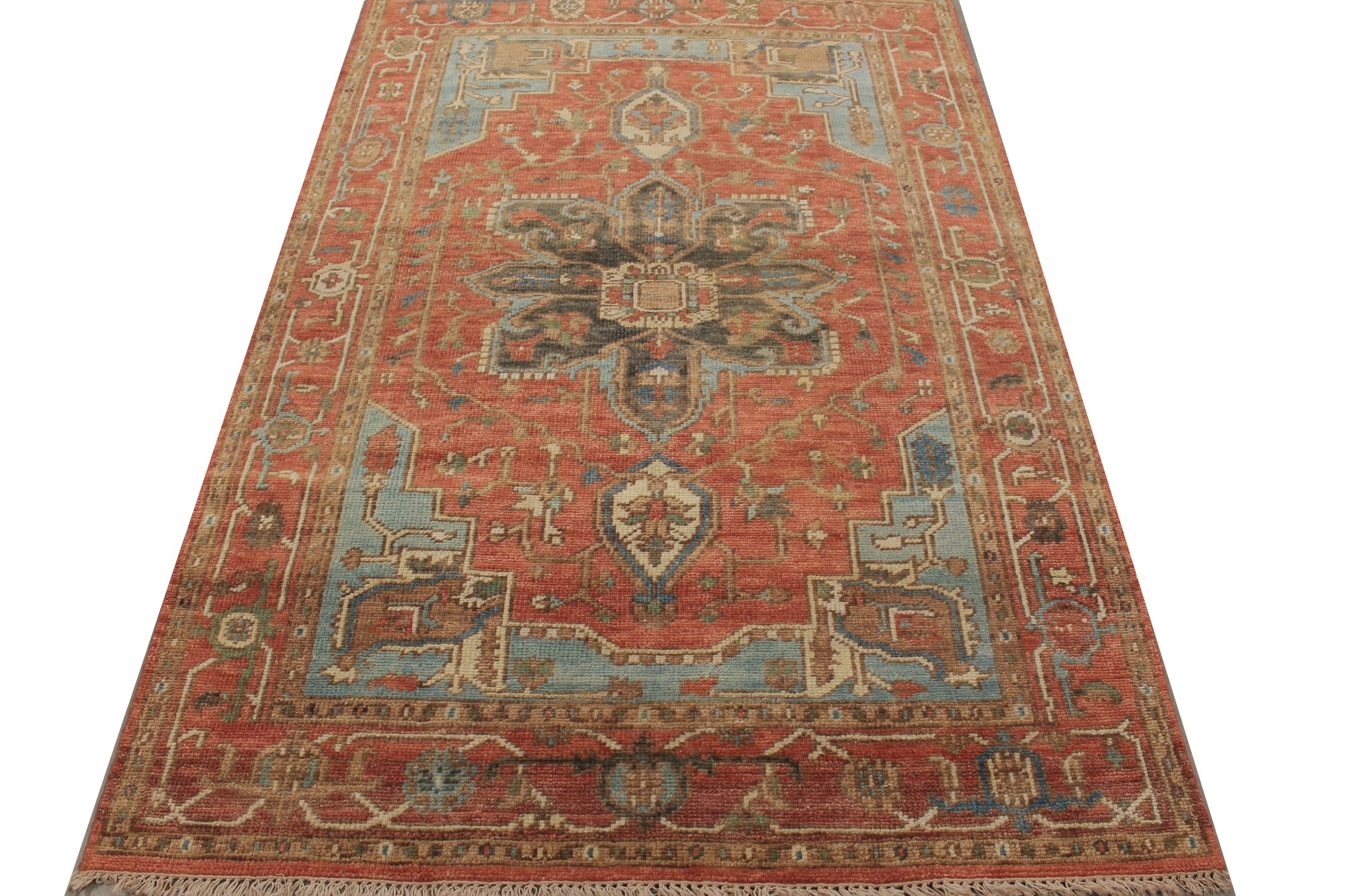 10x14 Heriz/Serapi Hand Knotted Wool Area Rug - MR027776