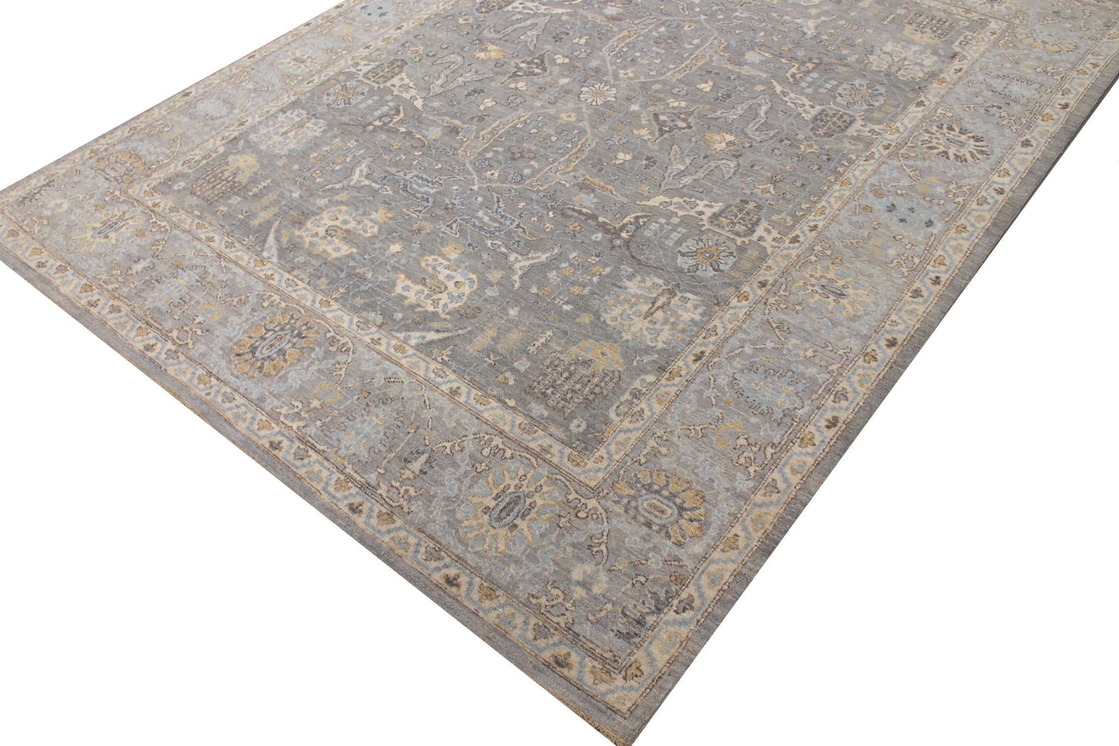 8x10 Peshawar Hand Knotted Wool Area Rug - MR027812