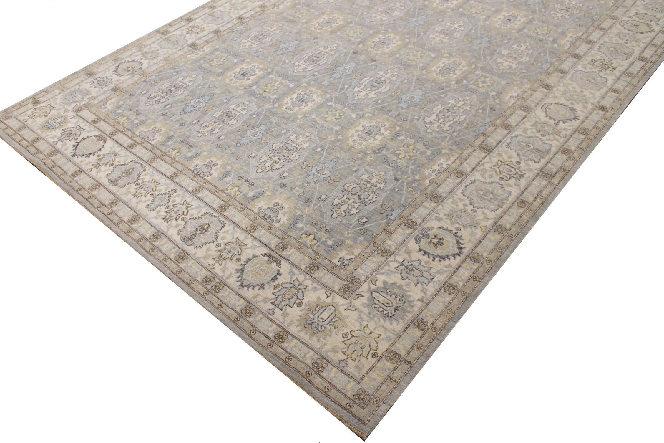 9x12 Peshawar Hand Knotted Wool Area Rug - MR027814