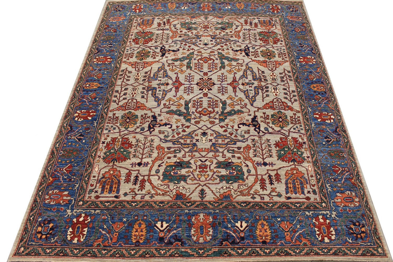 8x10 Aryana & Antique Revivals Hand Knotted Wool Area Rug - MR027817