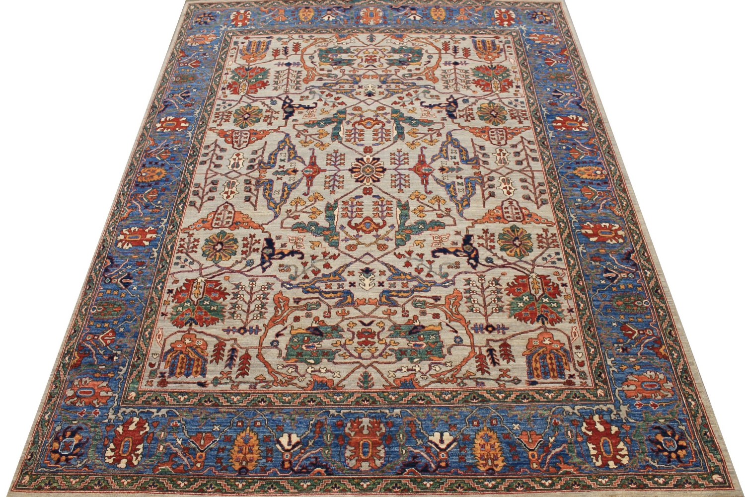 8x10 Aryana & Antique Revivals Hand Knotted Wool Area Rug - MR027817