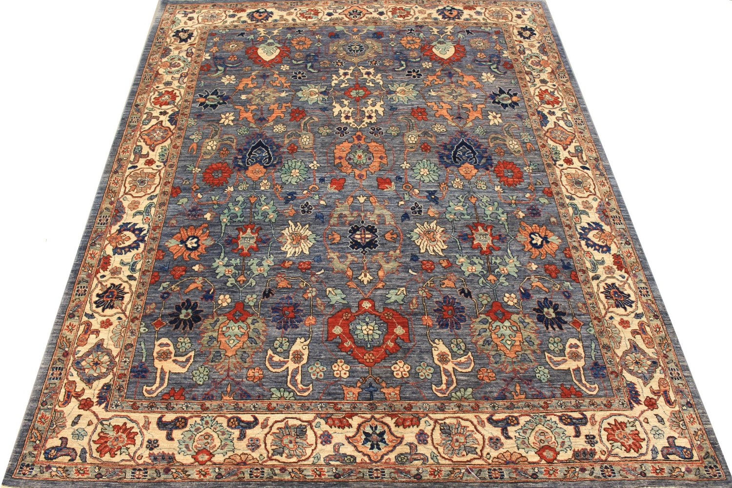 8x10 Aryana & Antique Revivals Hand Knotted Wool Area Rug - MR027829