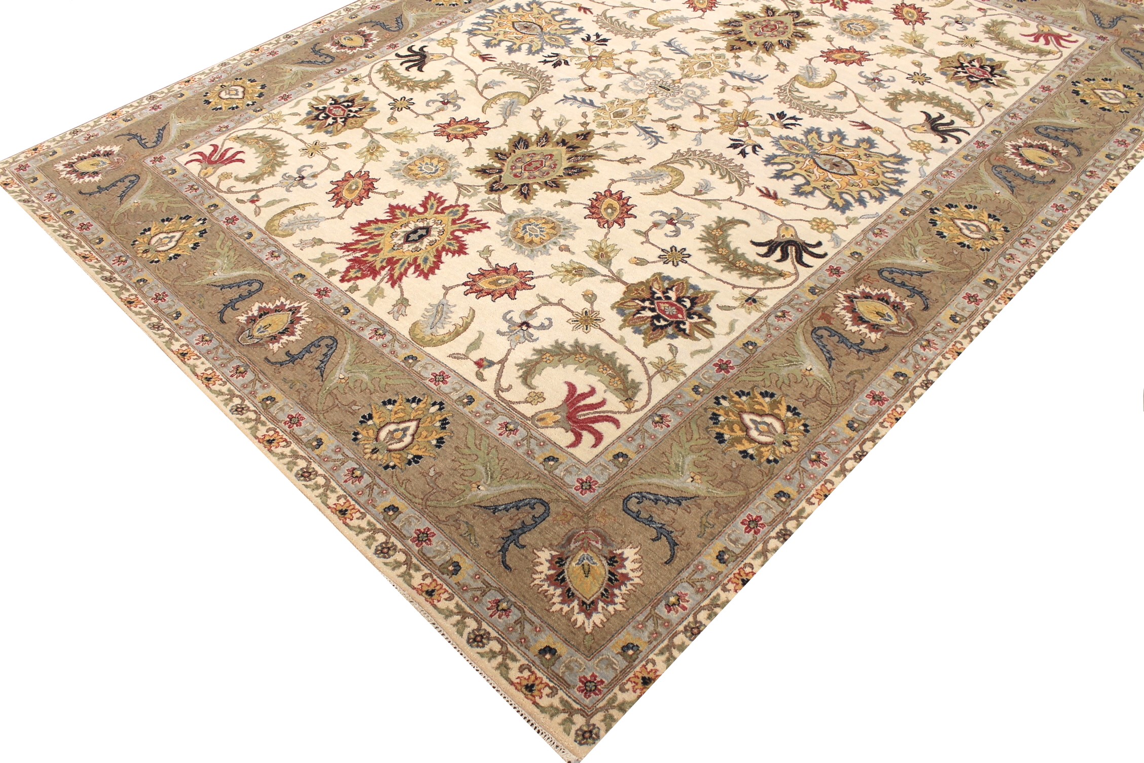 9x12 Traditional Hand Knotted Wool Area Rug - MR027844