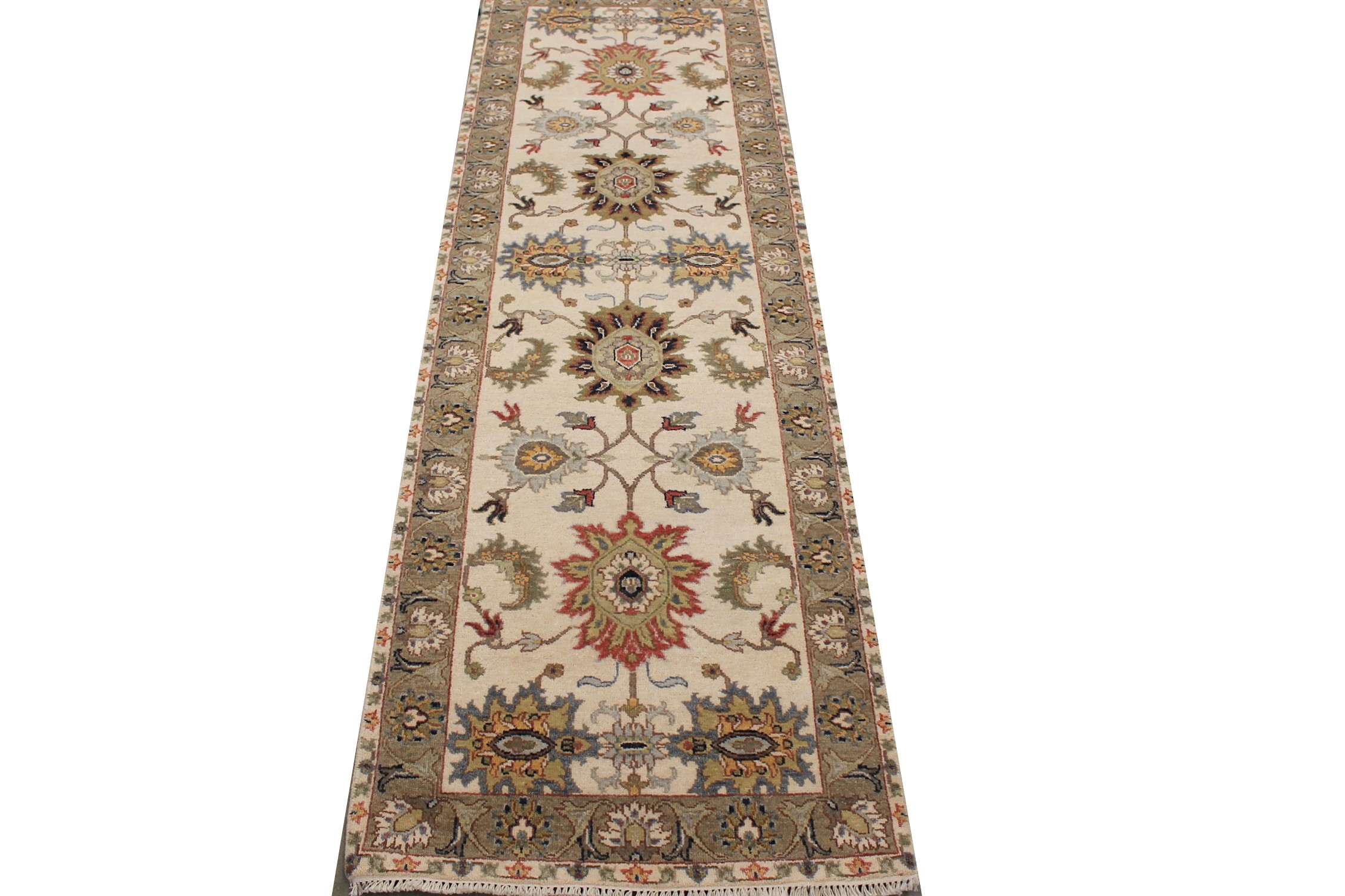 8 ft. Runner Traditional Hand Knotted Wool Area Rug - MR027852