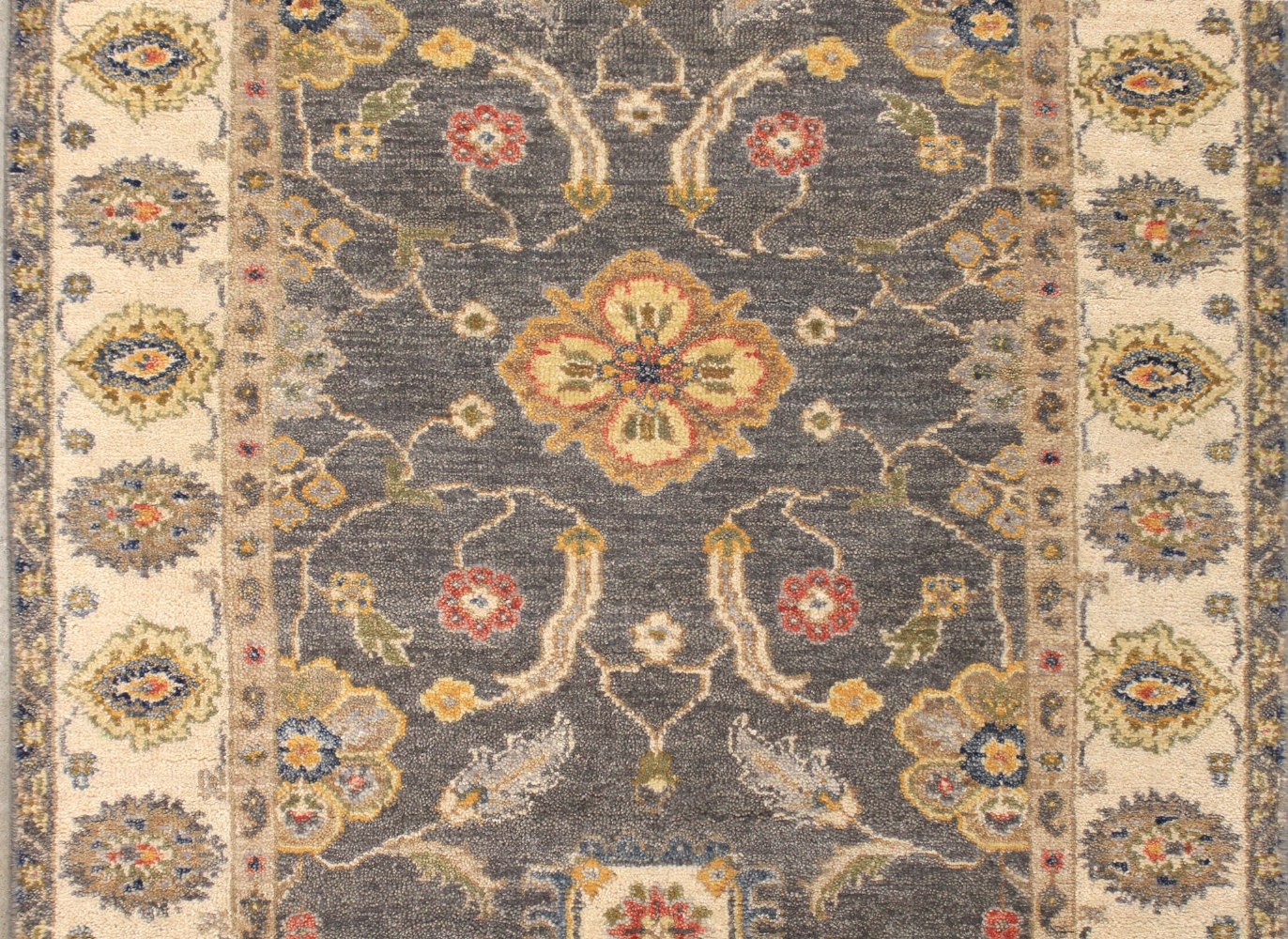 12 ft. Runner Traditional Hand Knotted Wool Area Rug - MR027853