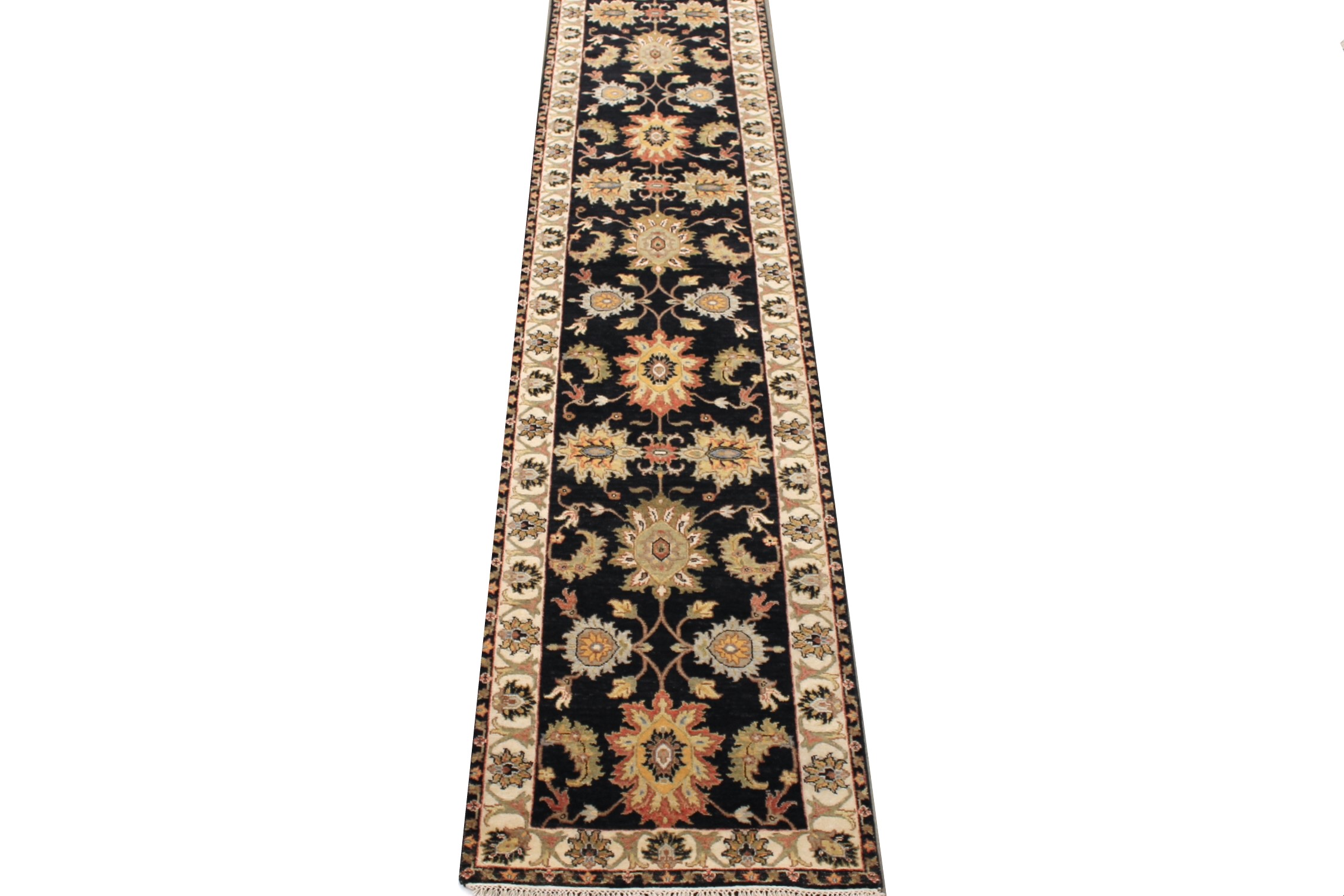 13 ft. & Longer Runner Traditional Hand Knotted Wool Area Rug - MR027855