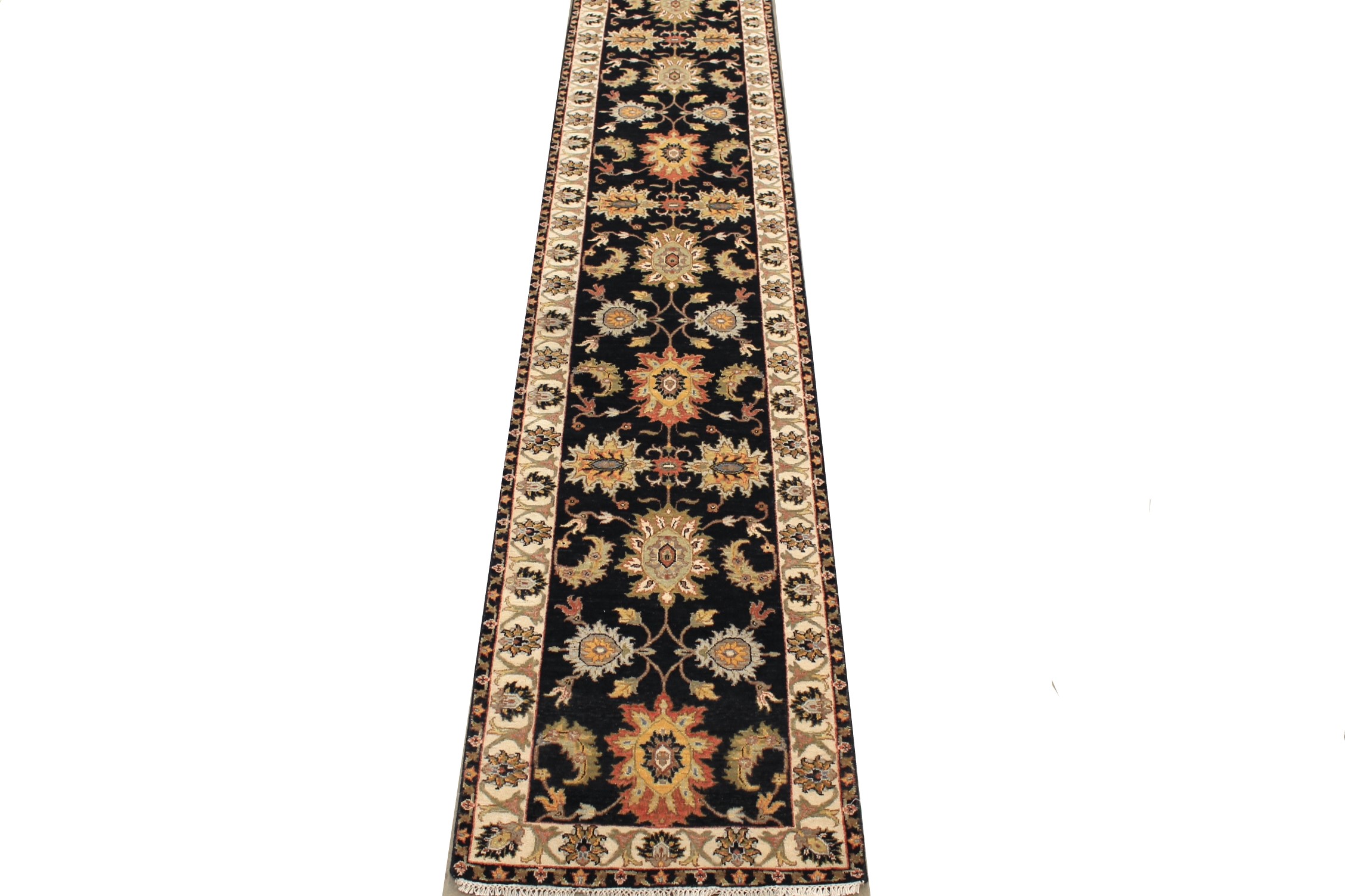 13 ft. & Longer Runner Traditional Hand Knotted Wool Area Rug - MR027856