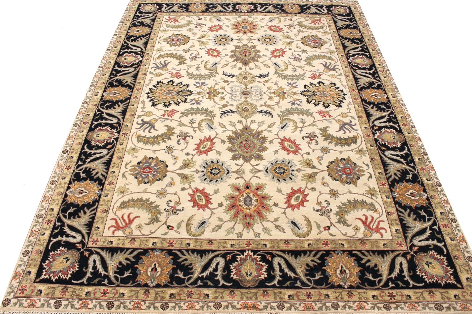 10x14 Traditional Hand Knotted Wool Area Rug - MR027860