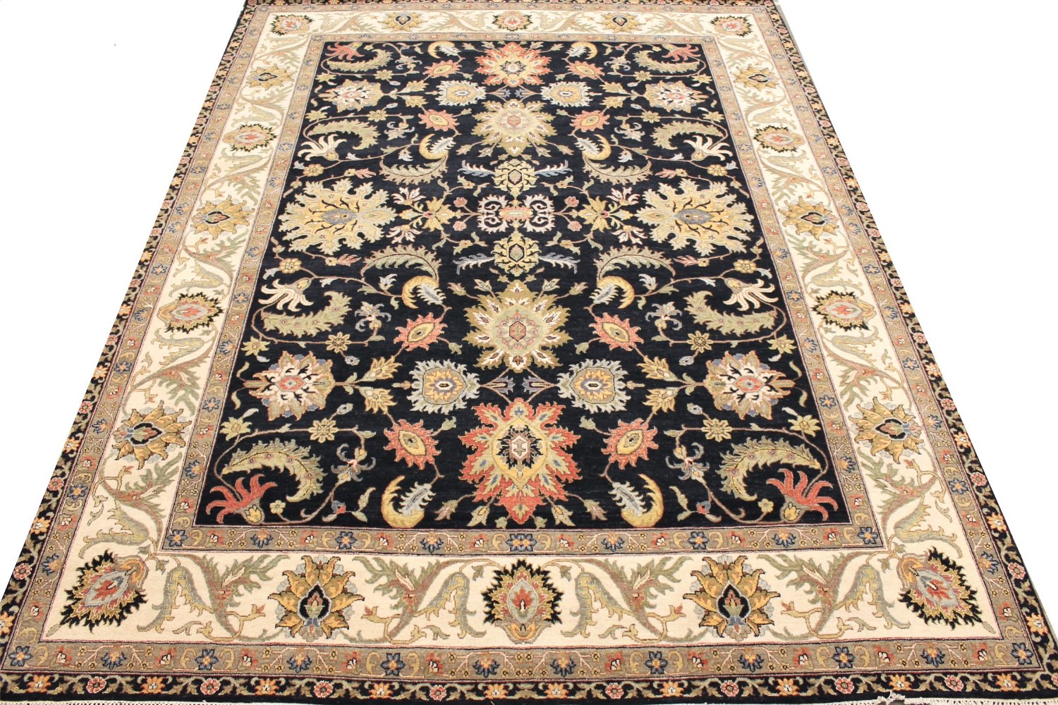 9x12 Traditional Hand Knotted Wool Area Rug - MR027861