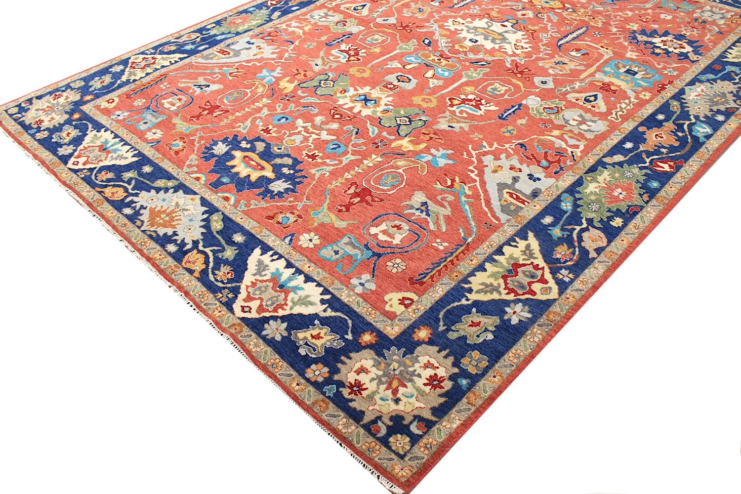 10x14 Traditional Hand Knotted Wool Area Rug - MR027862