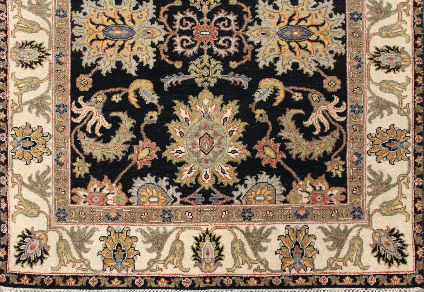 Wide Runner Traditional Hand Knotted Wool Area Rug - MR027863