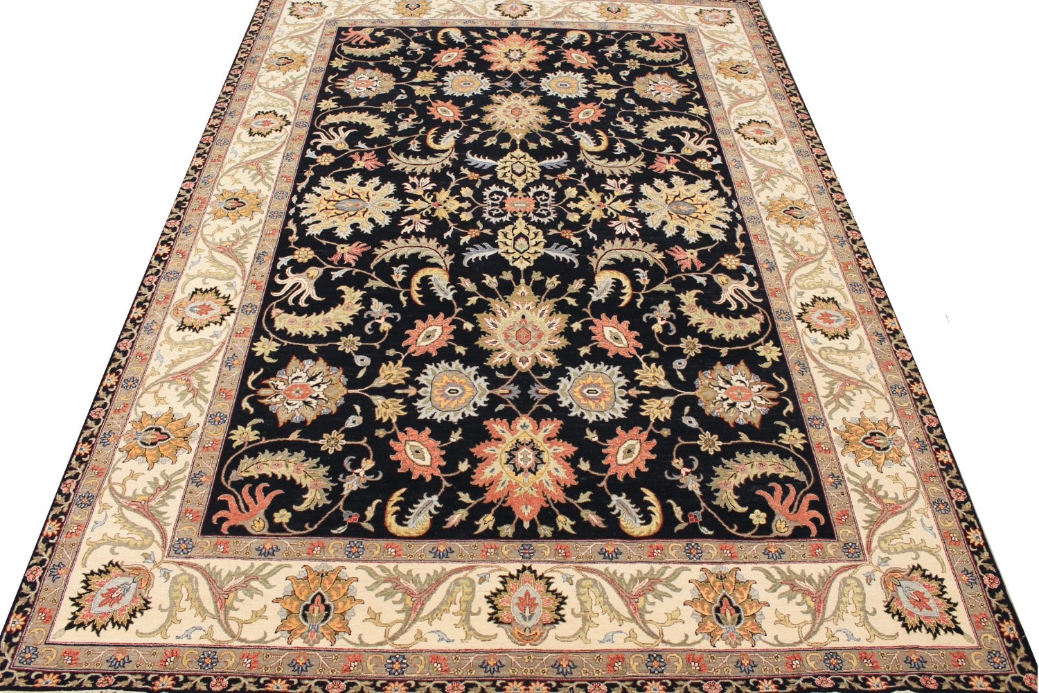 10x14 Traditional Hand Knotted Wool Area Rug - MR027874