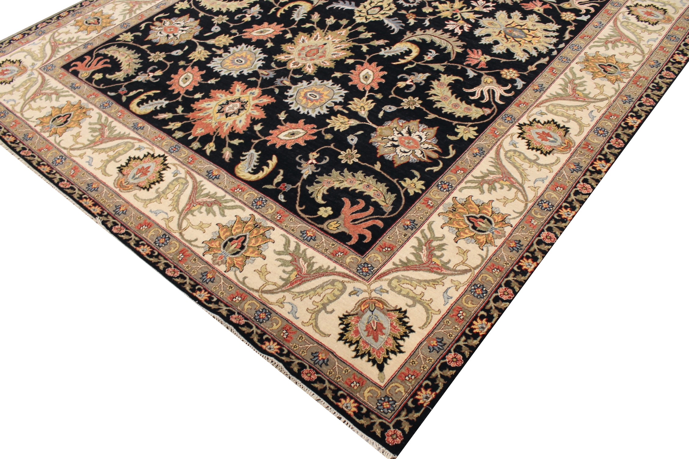 10x14 Traditional Hand Knotted Wool Area Rug - MR027874