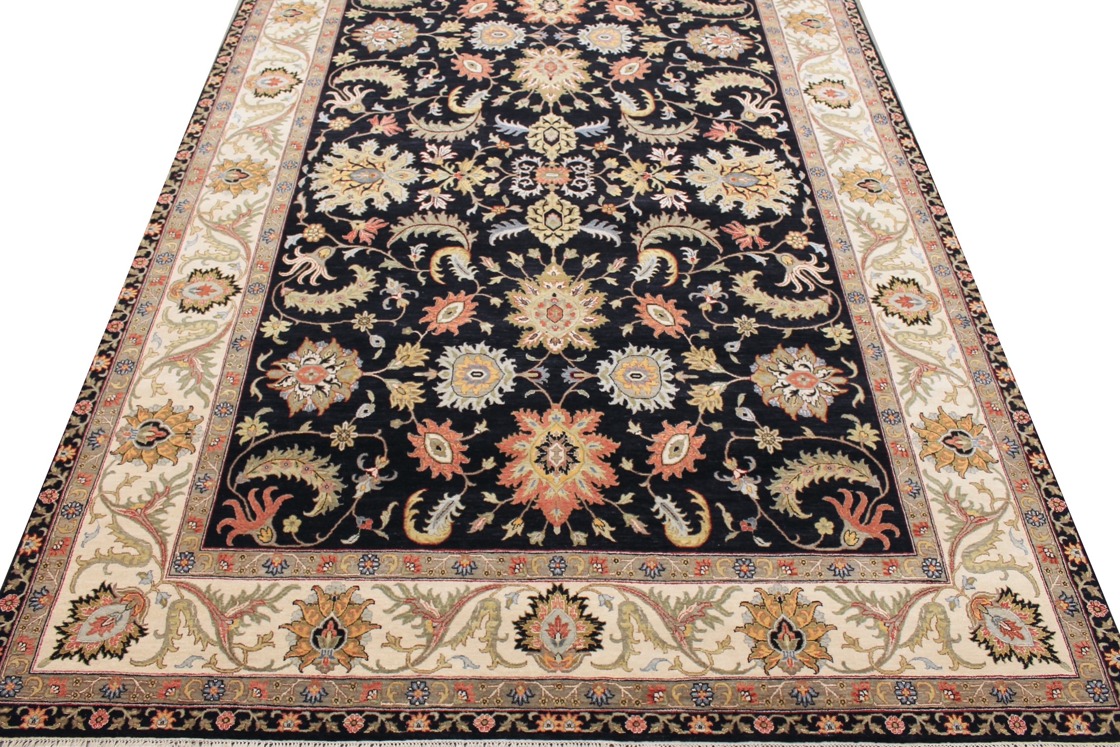 10x14 Traditional Hand Knotted Wool Area Rug - MR027874