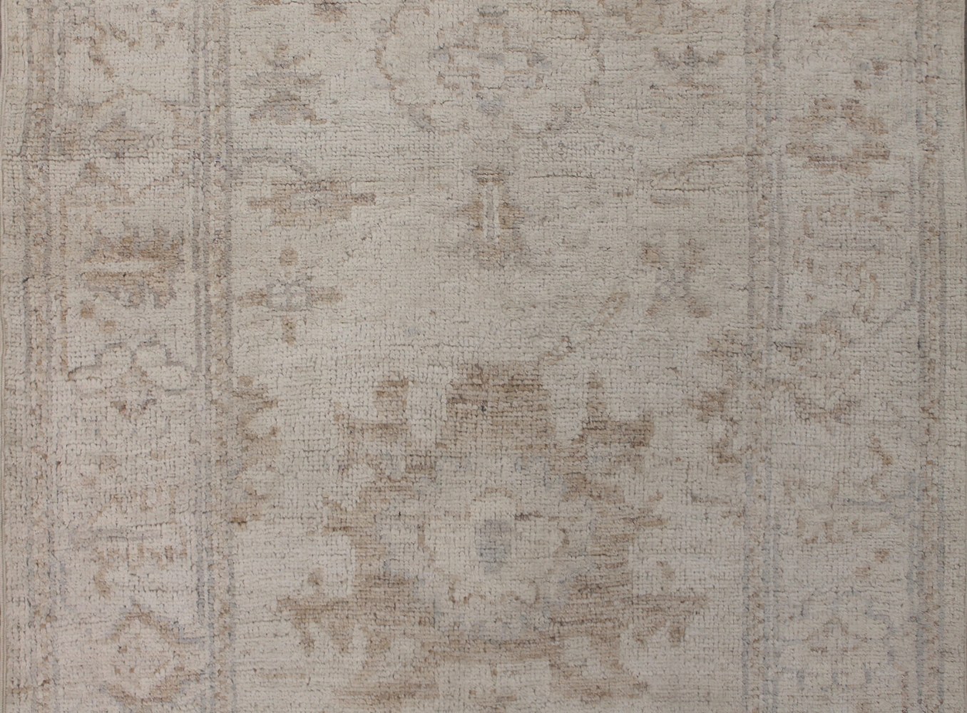 10 ft. Runner Oushak Hand Knotted Wool Area Rug - MR027907